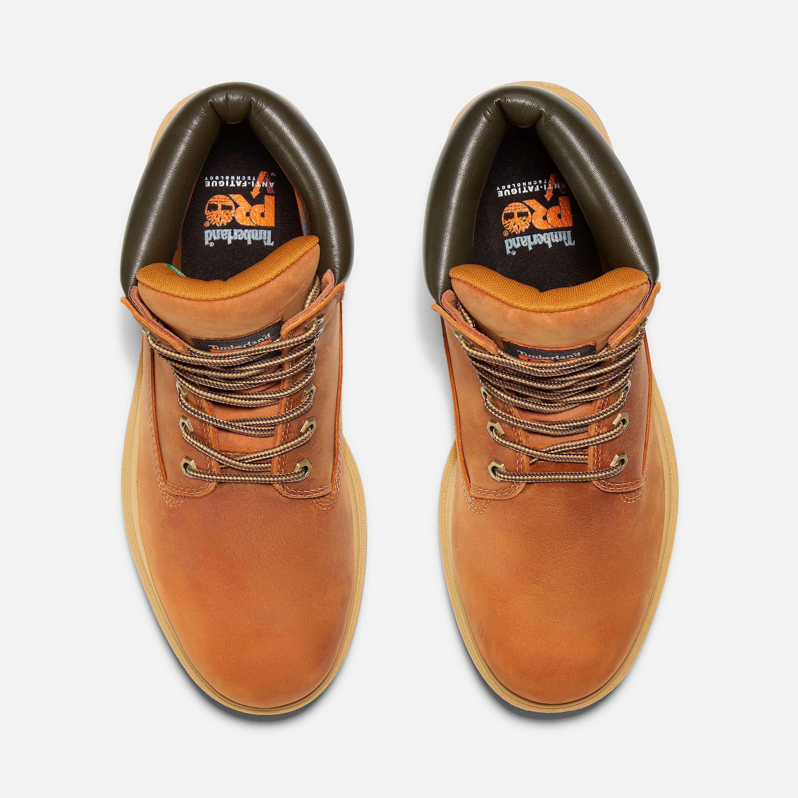 Mens Direct Attach 6 Soft Toe Waterproof Work Boot TBL BrownMarigold ALT2