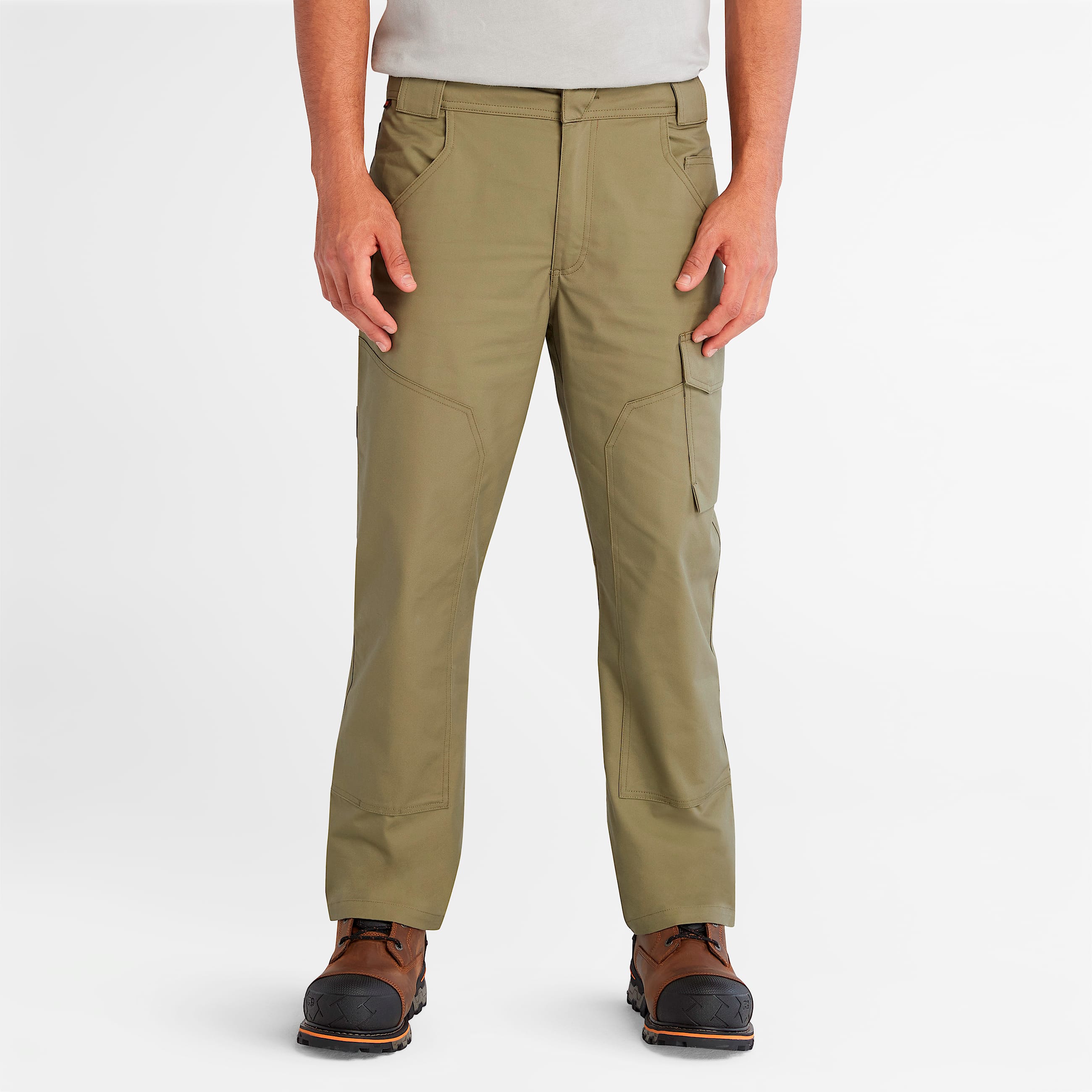 Mens Timberland PRO Morphix AthleticFit Carpenter Pant TBL Burnt Olive HERO