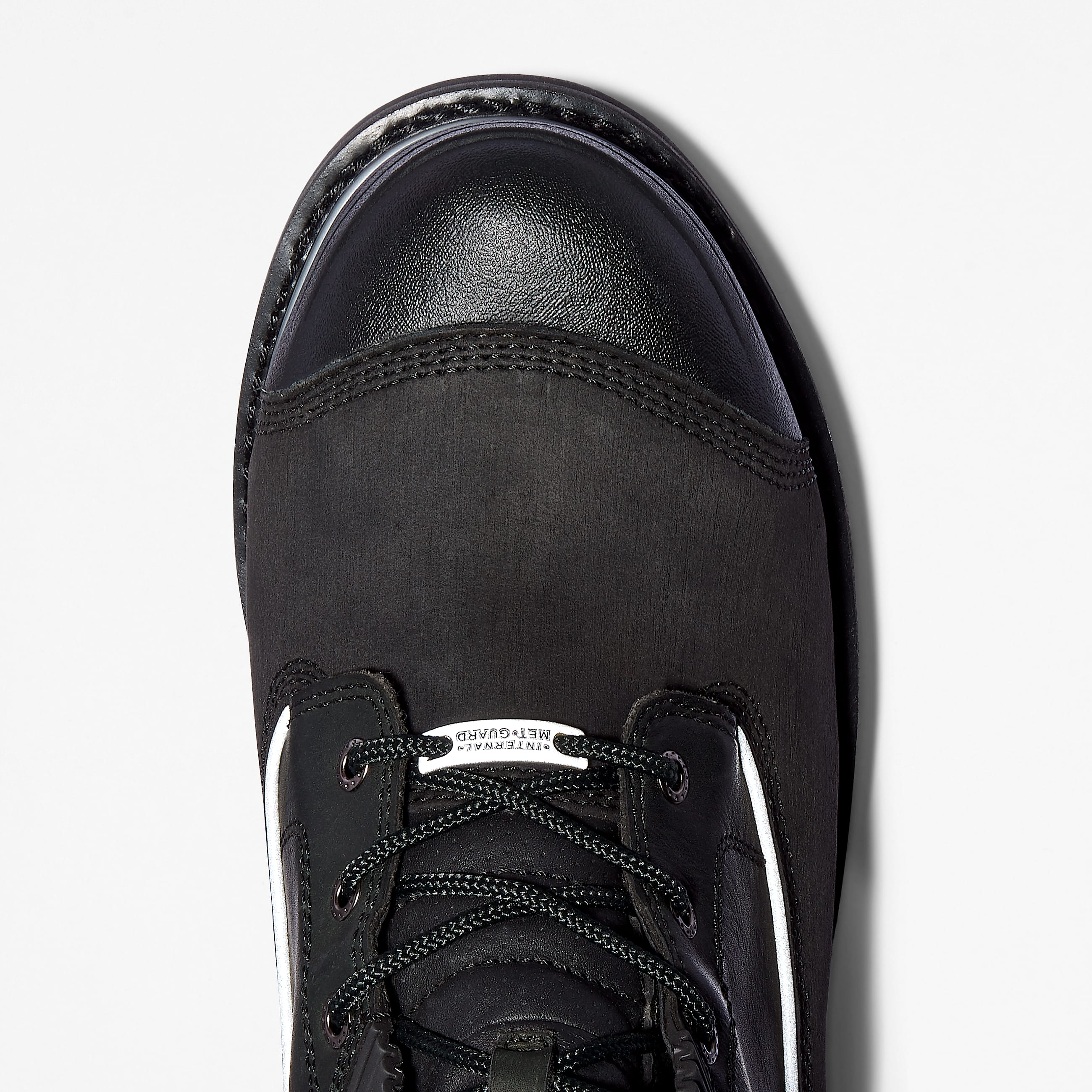 Mens Gravel Pit Met Guard Steel Toe Waterproof Work Boot TBL Black ALT2