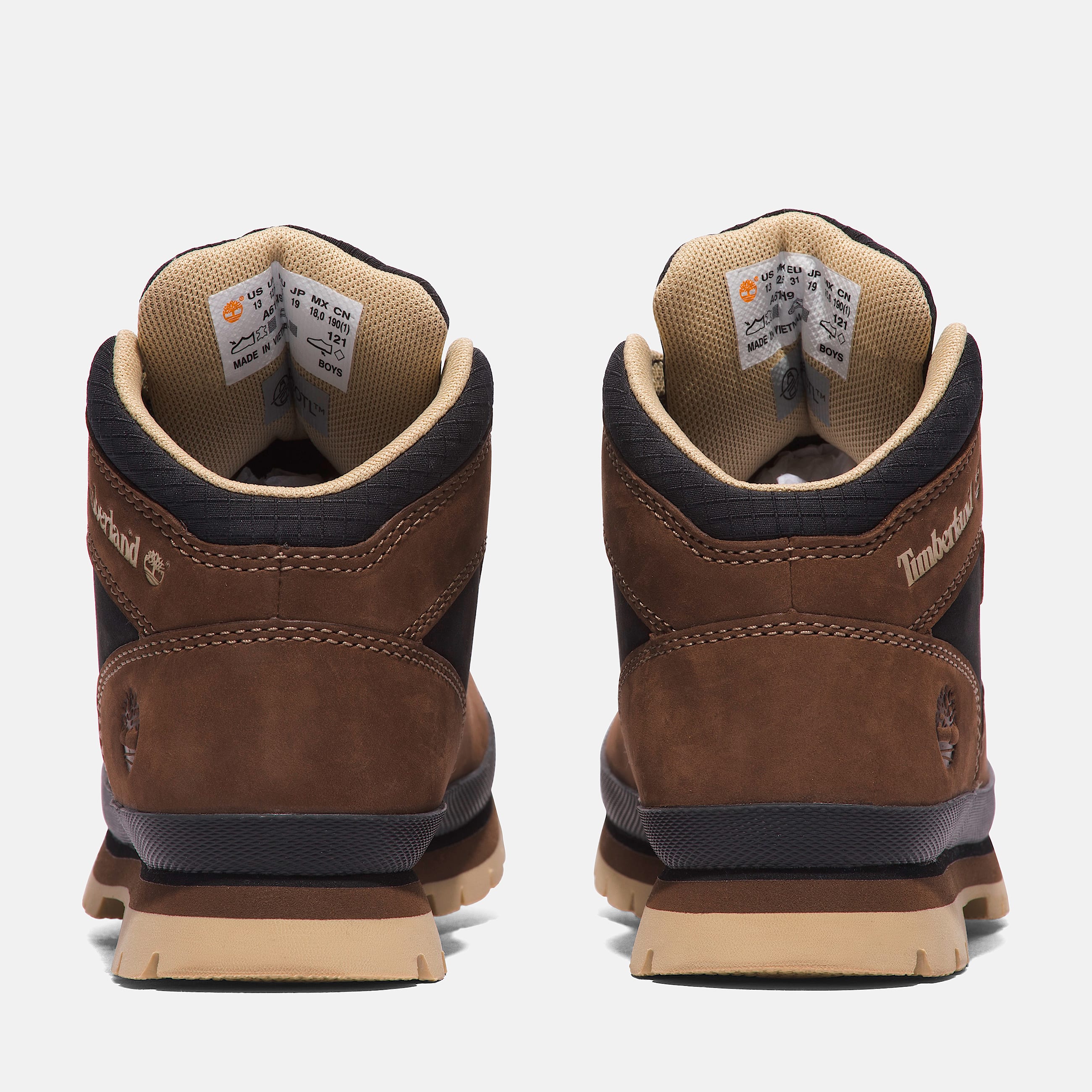 Junior Euro Hiker Boot TBL Dark Brown Nubuck ALT5