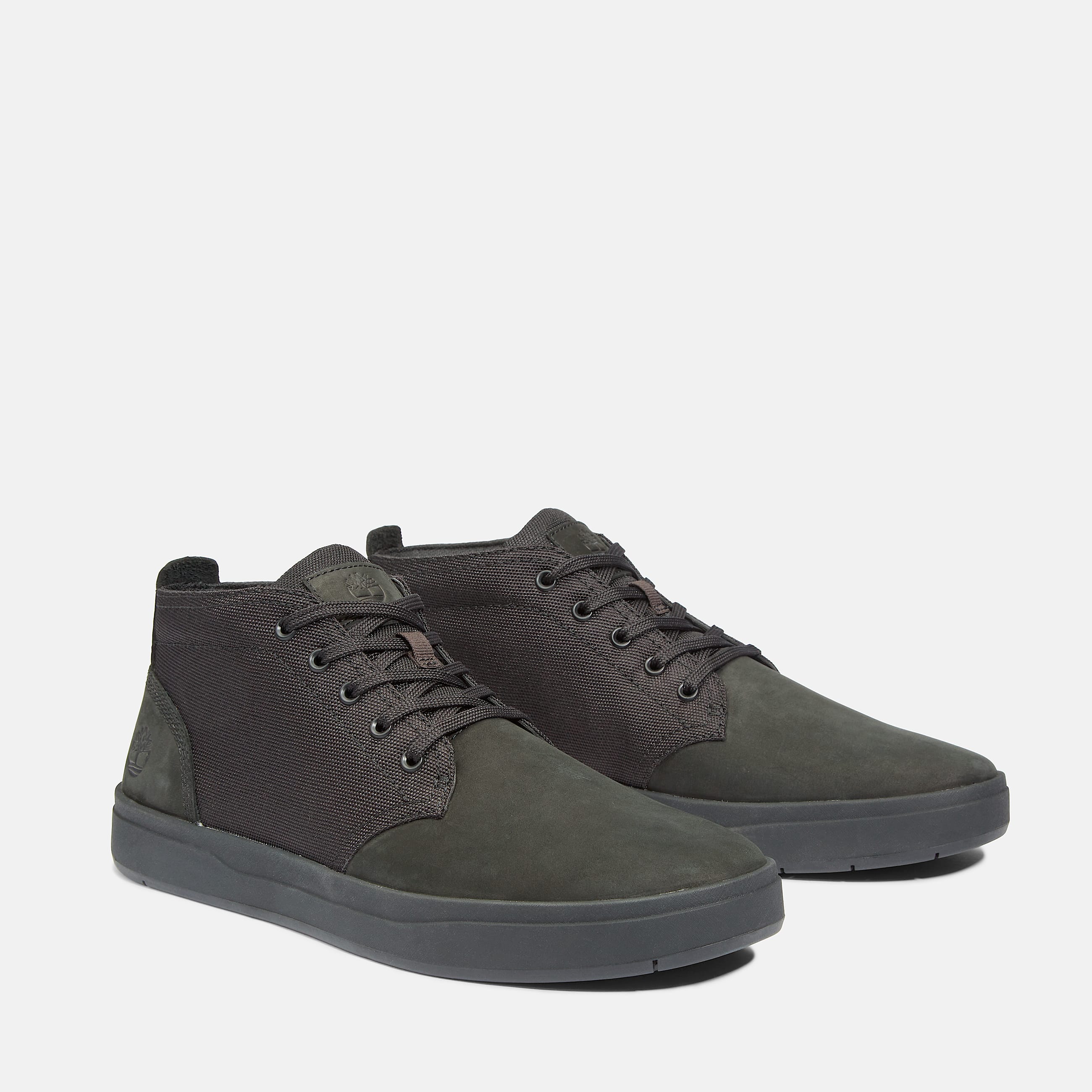 Mens Davis Square Sneaker TBL Black Nubuck ALT4