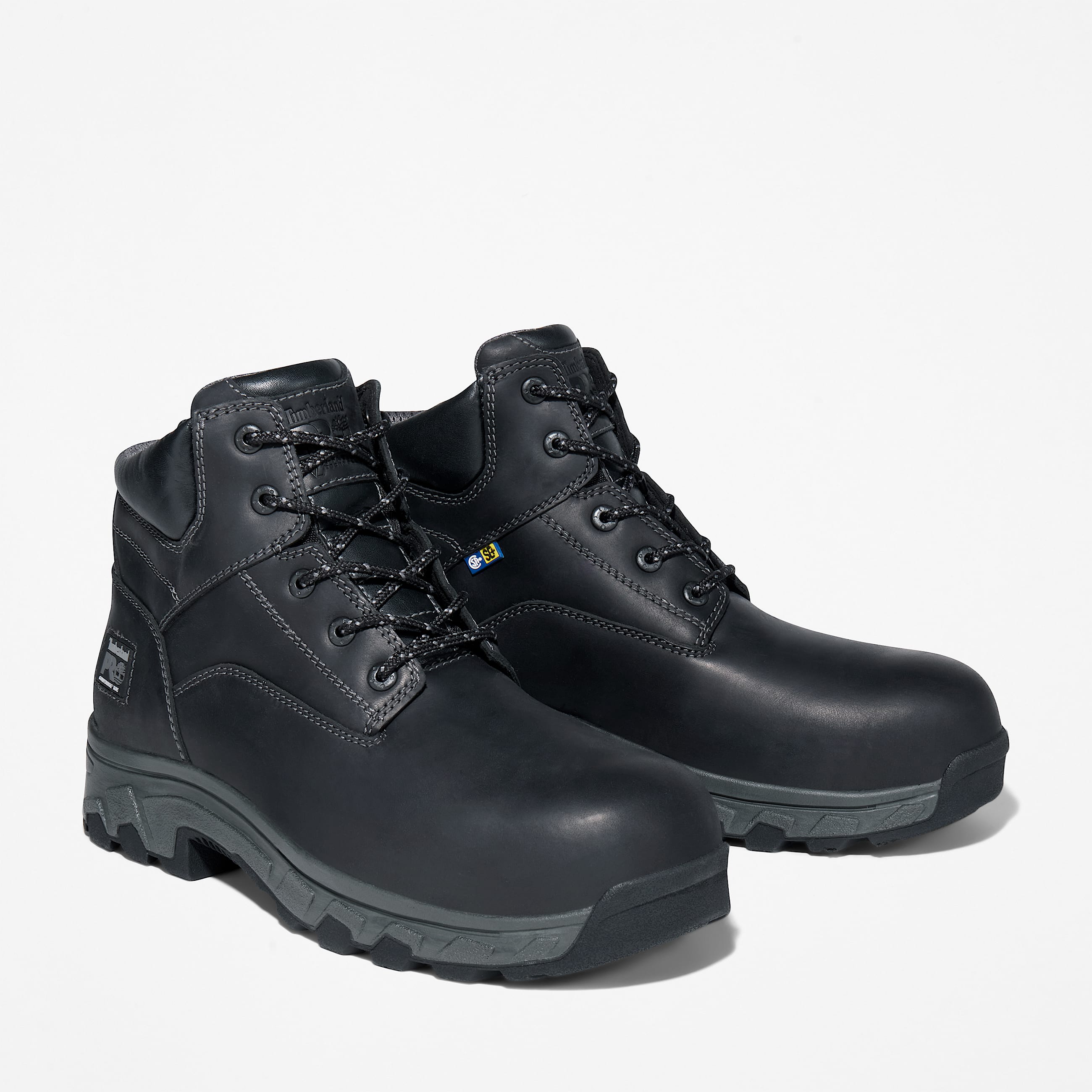 Mens Workstead 6 Composite Toe Work Boot TBL Black ALT4