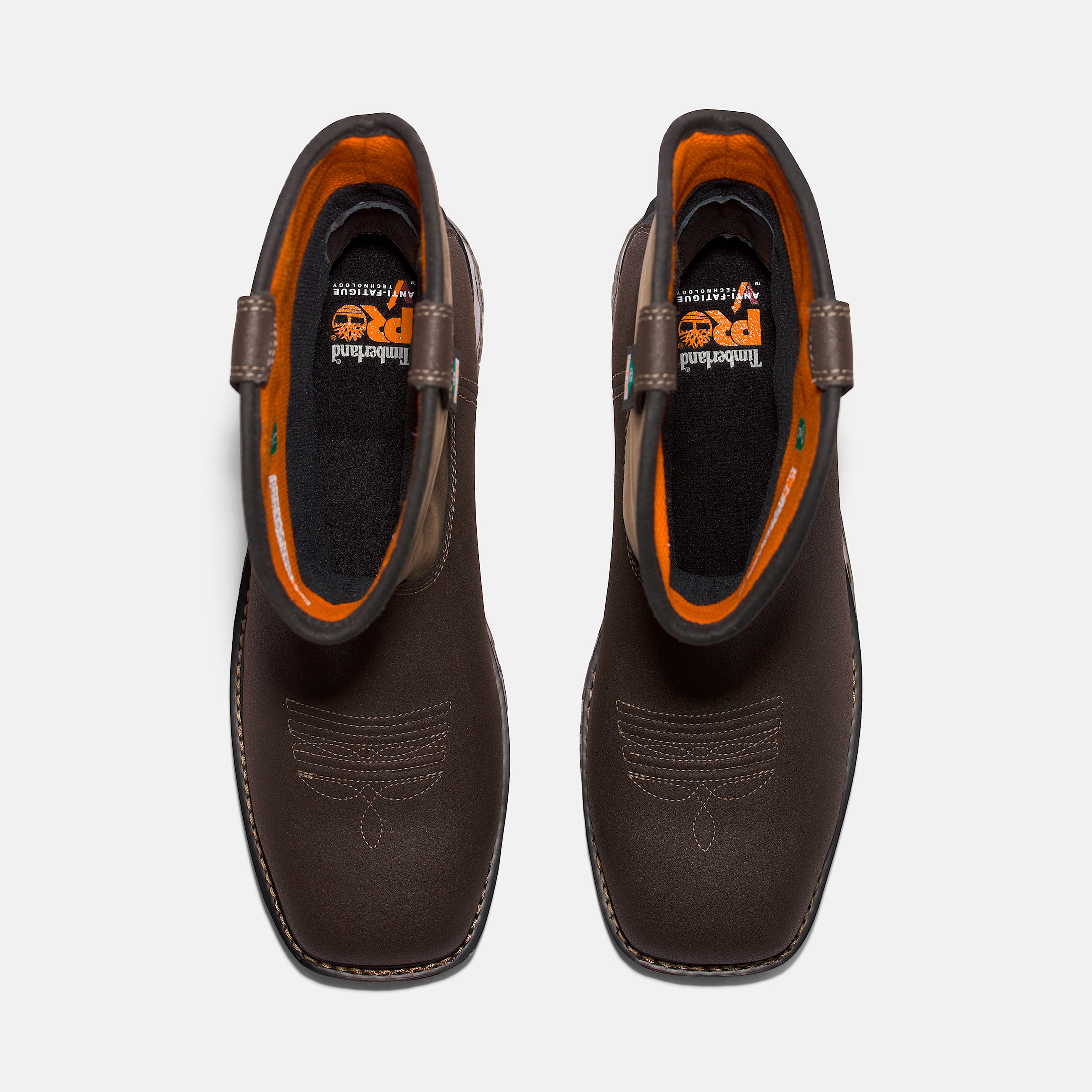 Mens Timberland PRO True Grit Waterproof CompToe PullOn Boot TBL Turkish Rancher Brown ALT2