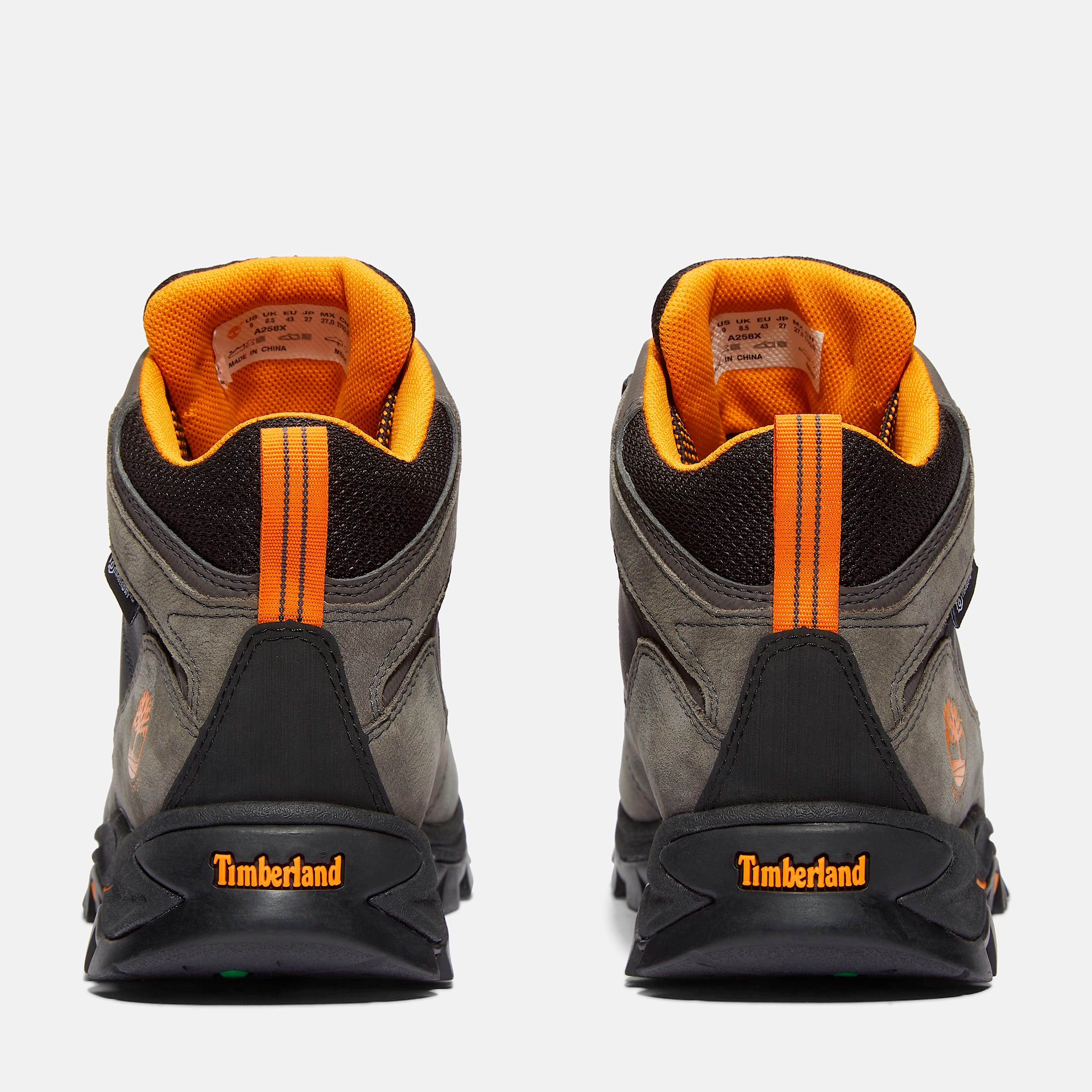 Mens Mt Maddsen Waterproof Mid Hiking Boot TBL Medium Grey Nubuck ALT5