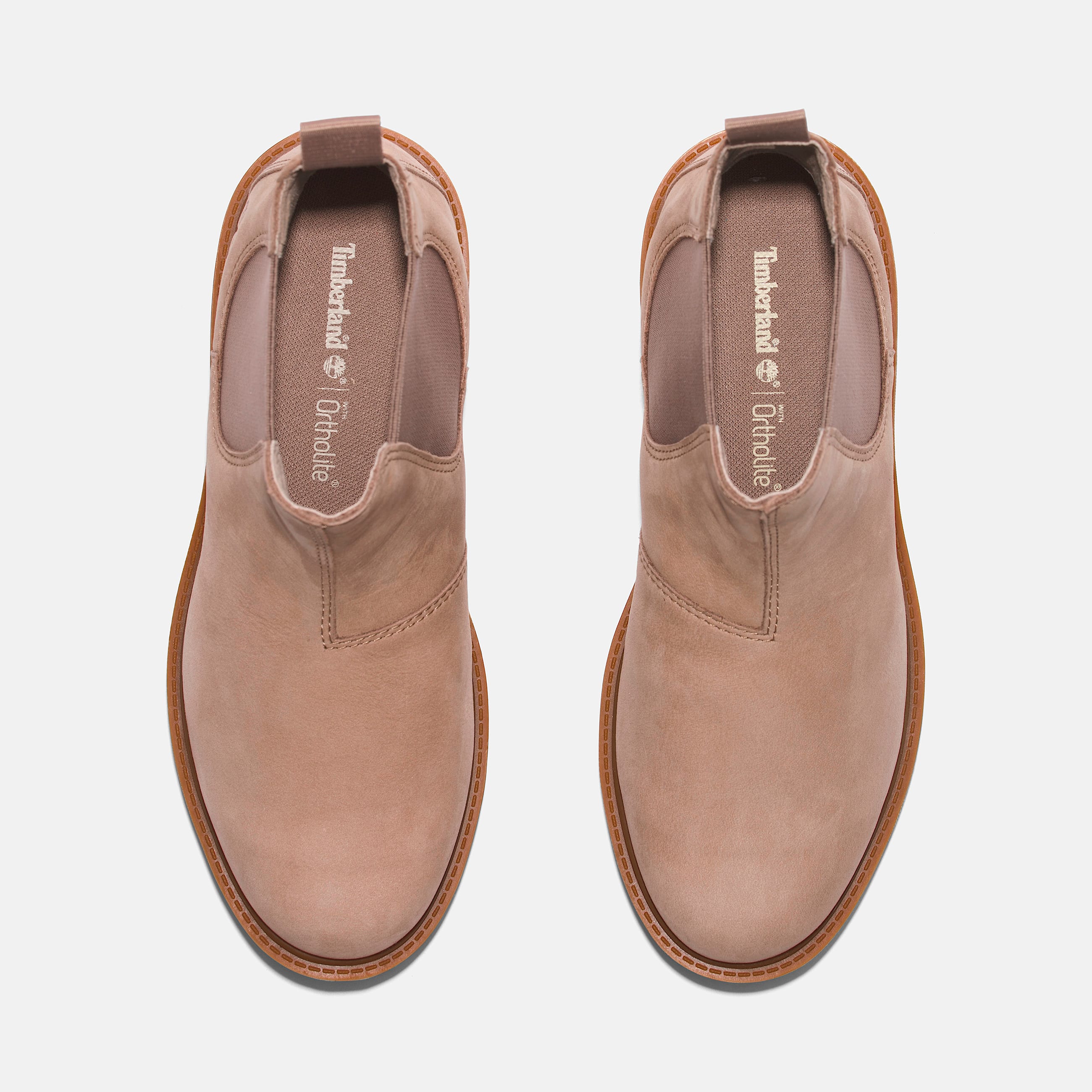 Womens Linden Woods Chelsea Boot TBL Taupe Nubuck ALT2