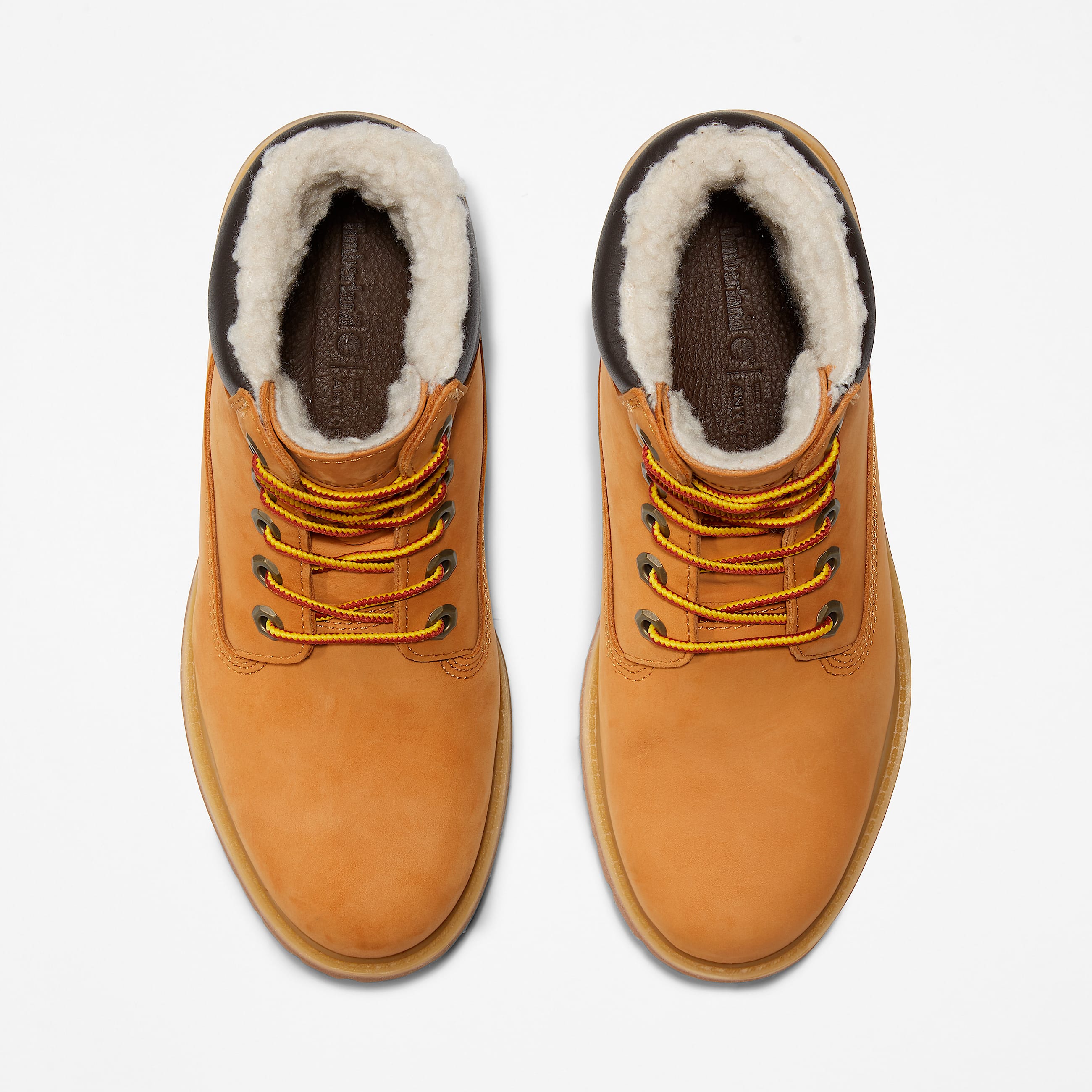 Womens Timberland Premium 6Inch Waterproof Warm Lined Boot TBL Wheat Nubuck ALT2
