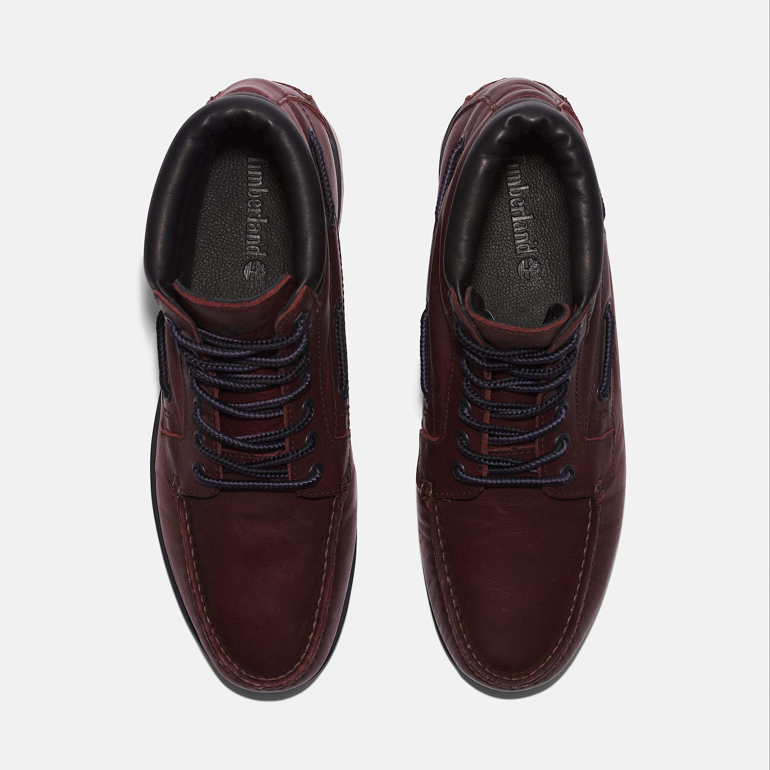 Mens Timberland Authentic 7Eye Chukka TBL Burgundy FullGrain ALT2