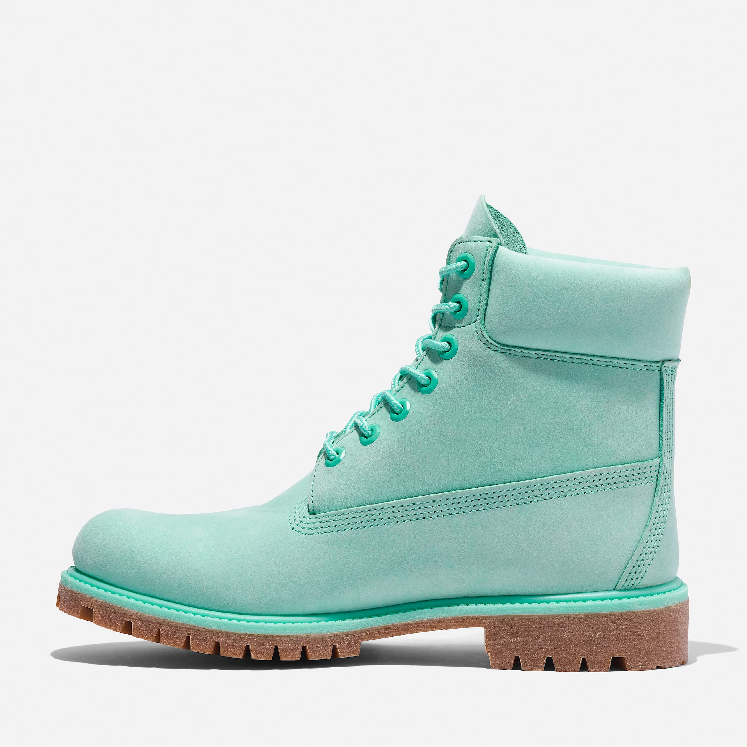 Mens Timberland 50th Anniversary Edition Premium 6Inch Waterproof Boot TBL Light Green Nubuck ALT6