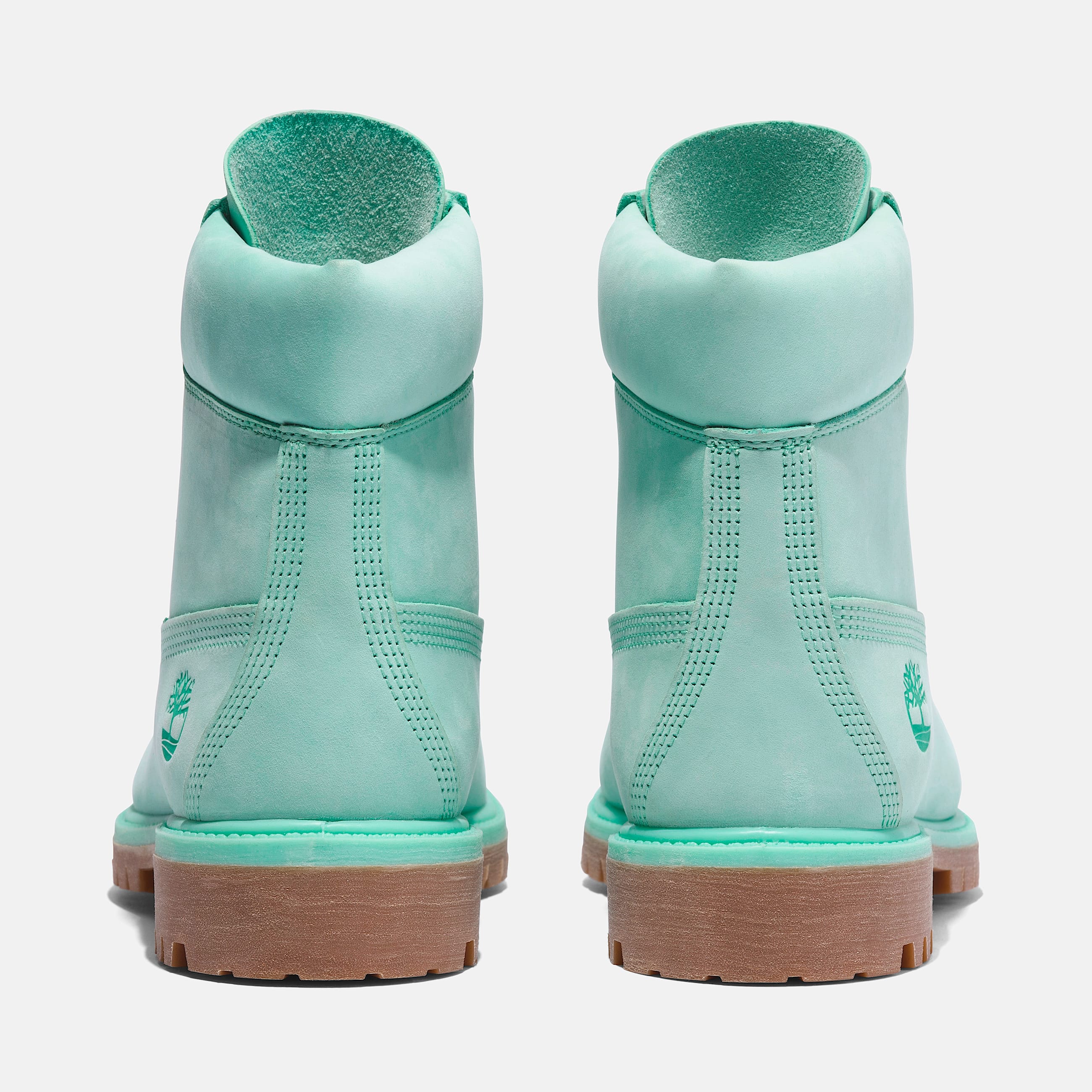 Mens Timberland 50th Anniversary Edition Premium 6Inch Waterproof Boot TBL Light Green Nubuck ALT5