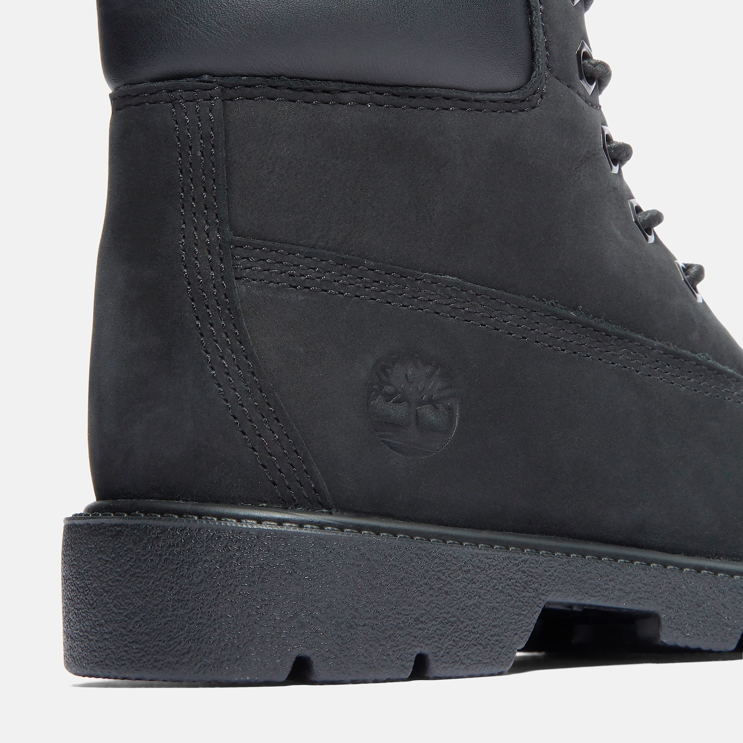 Junior Timberland Classic 6Inch Waterproof Boot TBL Black Nubuck ALT7