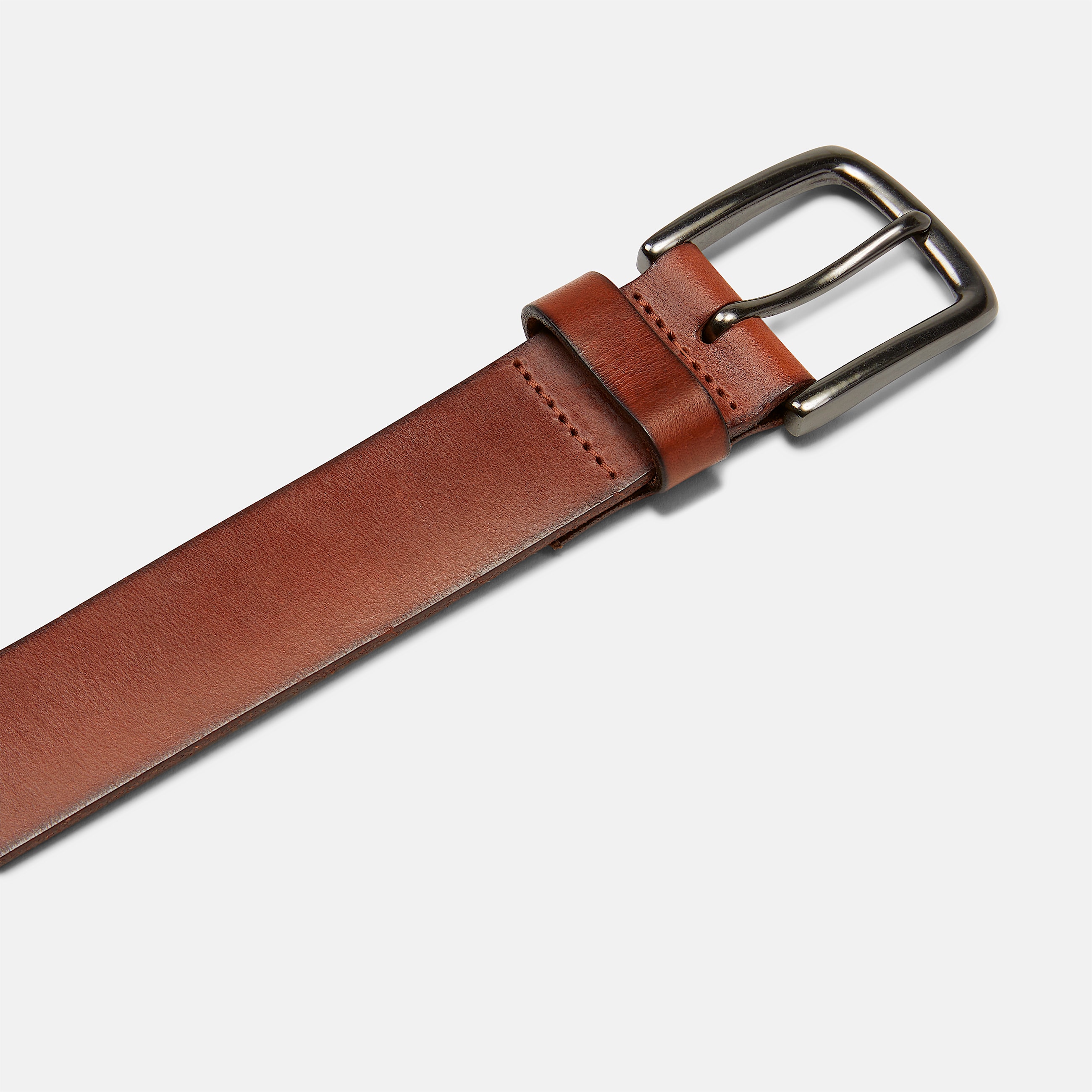 Mens 38 MM Classic Jean Belt TBL Brown ALT1