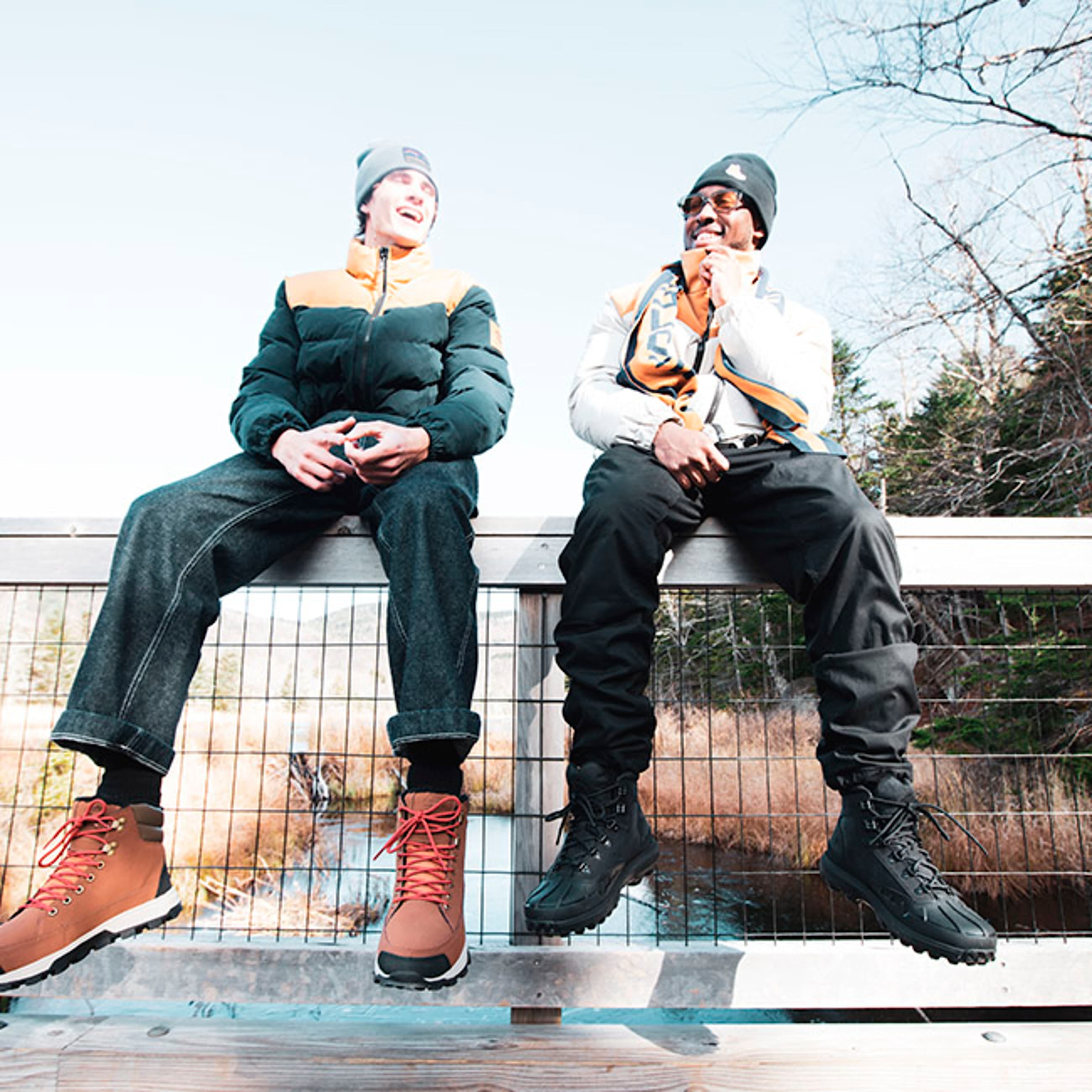 Mens Converge Mid LaceUp Waterproof Boot TBL Black Nubuck ALT8