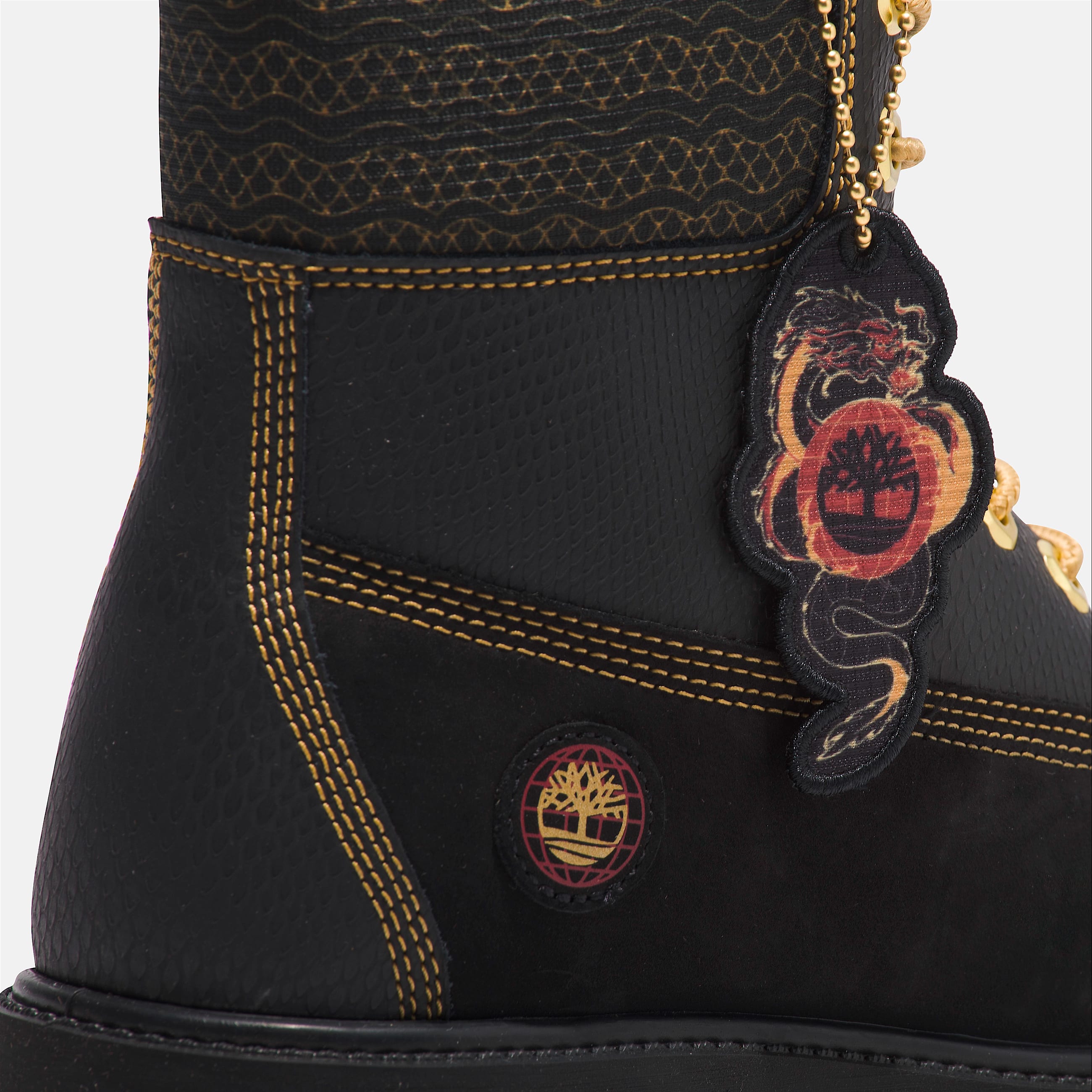 Womens Lunar New Year 6Inch LaceUp Boot TBL Black Nubuck ALT7