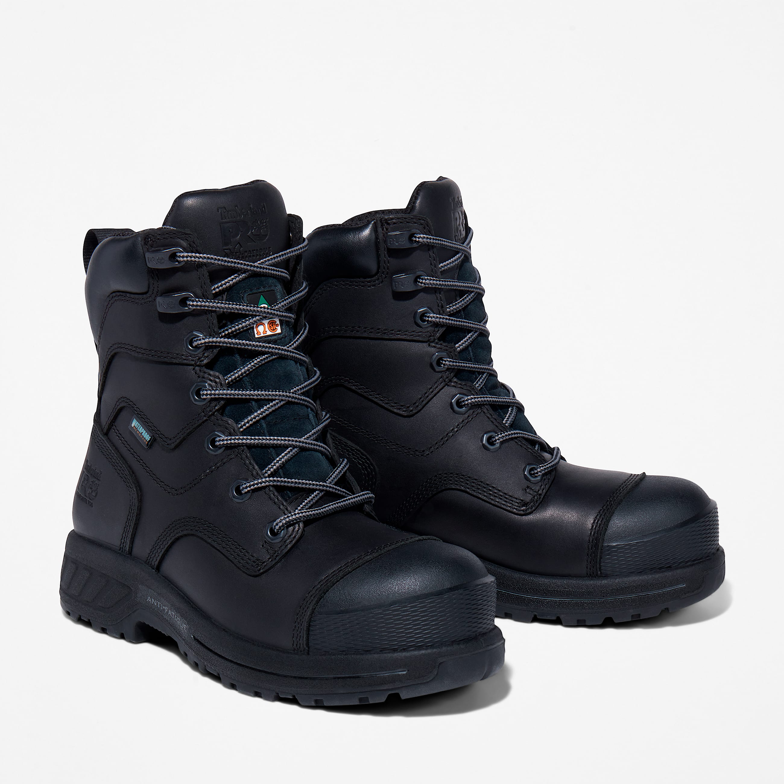 Womens Timberland PRO Endurance HD 8 Waterproof Insulated CompToe Work Boot TBL Black ALT4