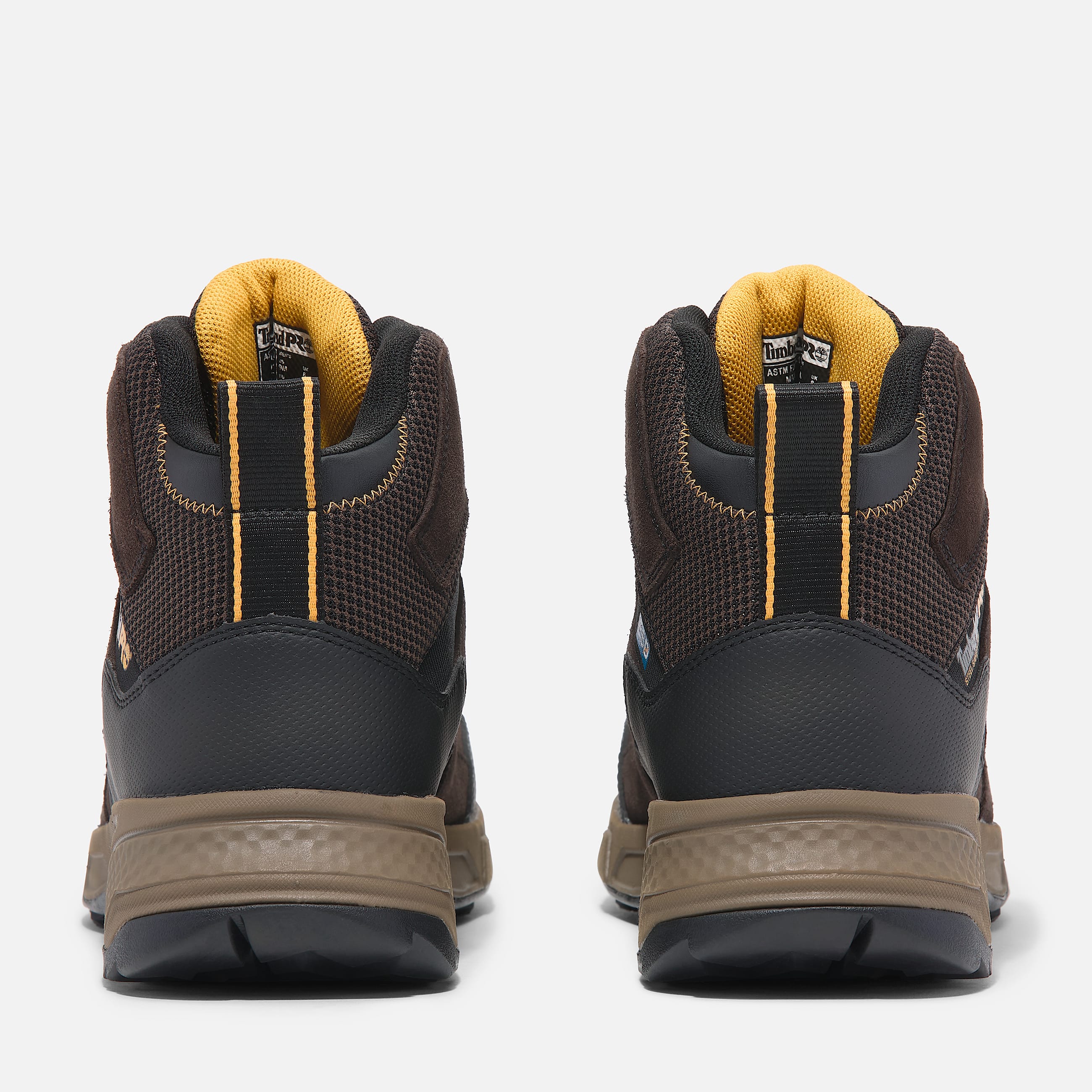 Mens Switchback LT Steel Toe Work Boot TBL BrownYellow ALT5