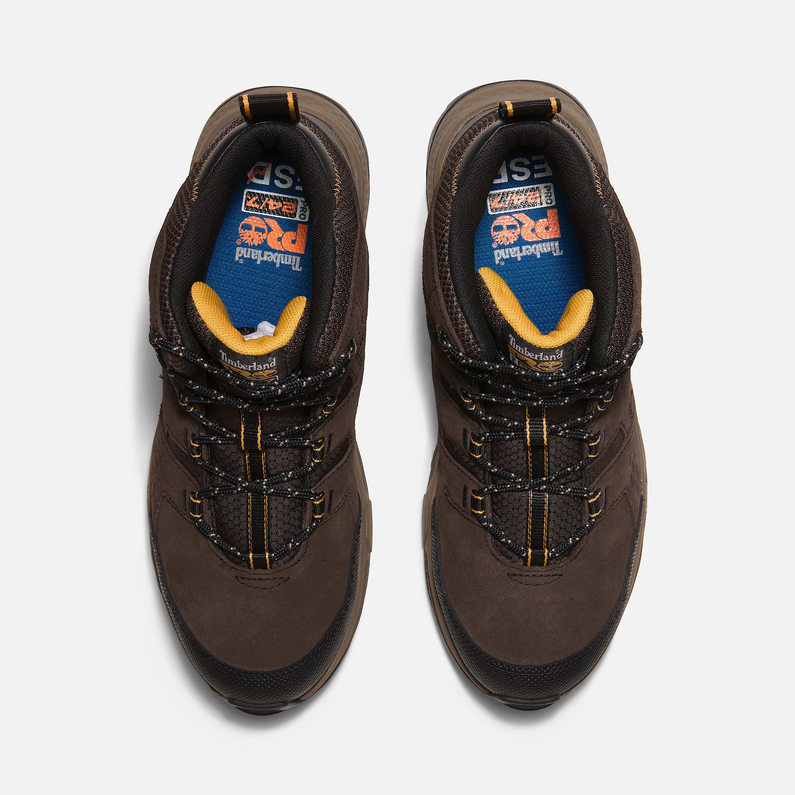 Mens Switchback LT Steel Toe Work Boot TBL BrownYellow ALT2