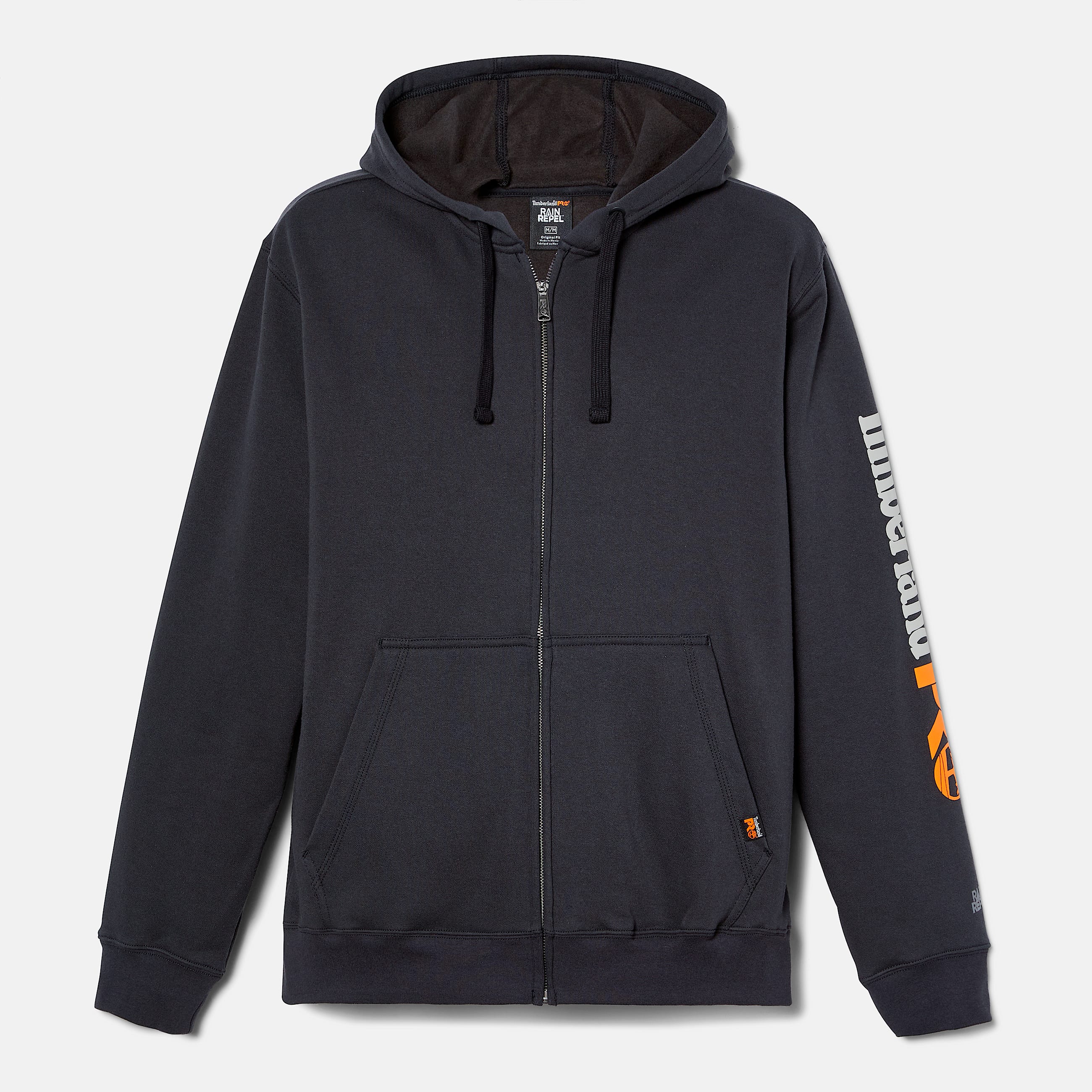 Mens Timberland PRO Hood Honcho Sport FullZip Hoodie TBL Black ALT10