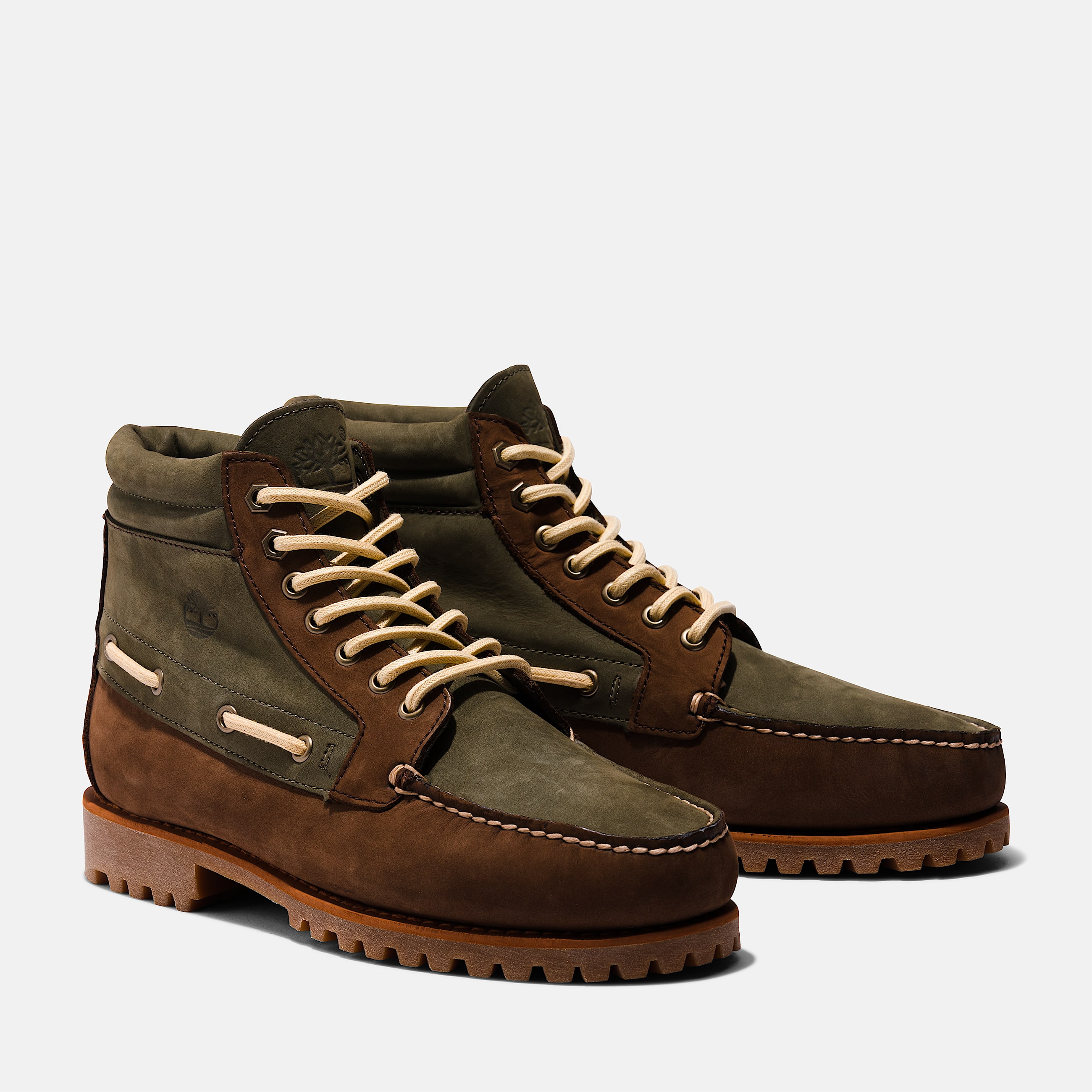 Mens Timberland Authentic 7Eye Chukka TBL Dark Brown Nubuck ALT4