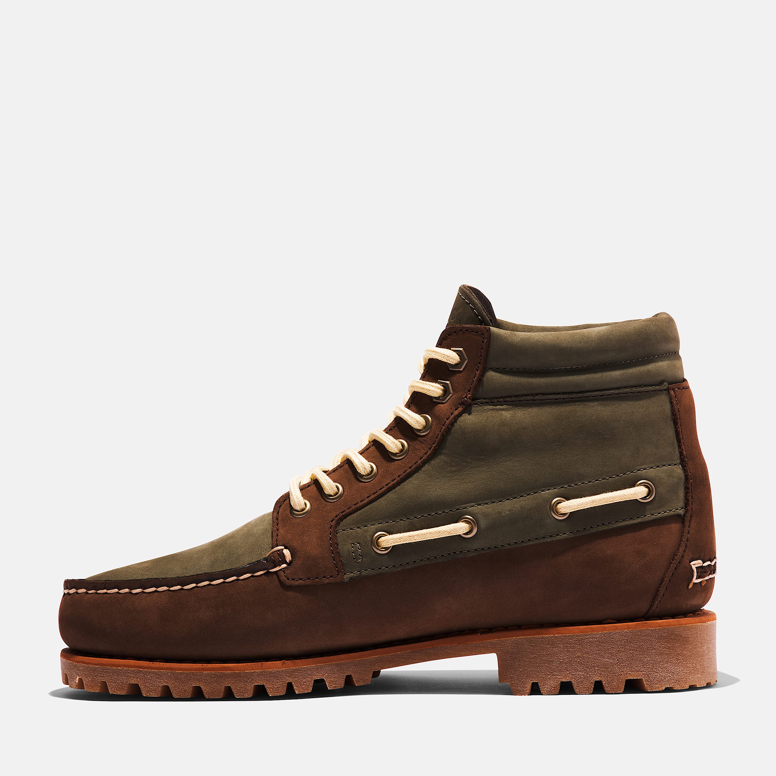 Mens Timberland Authentic 7Eye Chukka TBL Dark Brown Nubuck ALT6