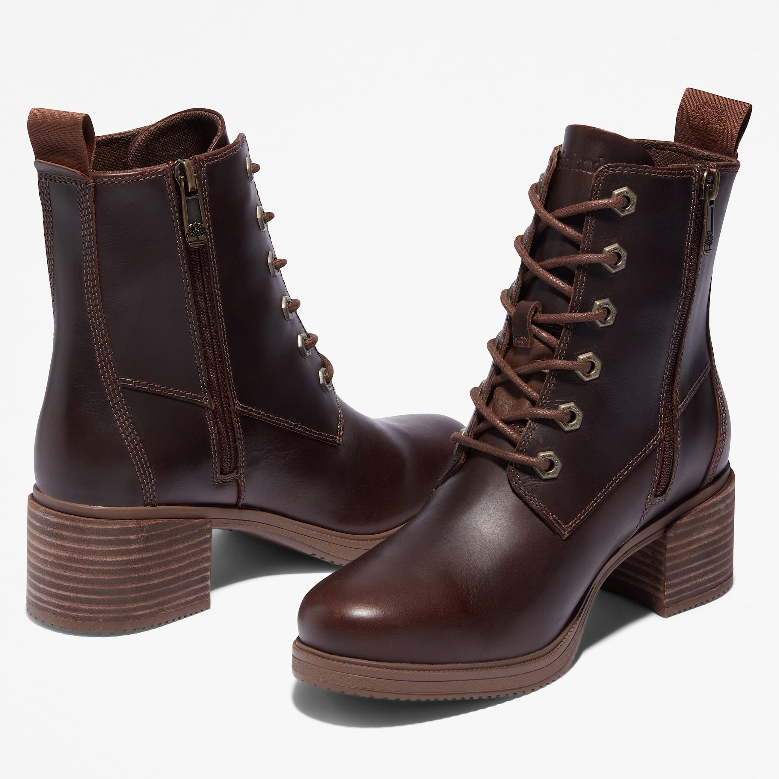 Botas Dalston Vibe de 6 pulgadas para mujer TBL Marrn medio ALT5