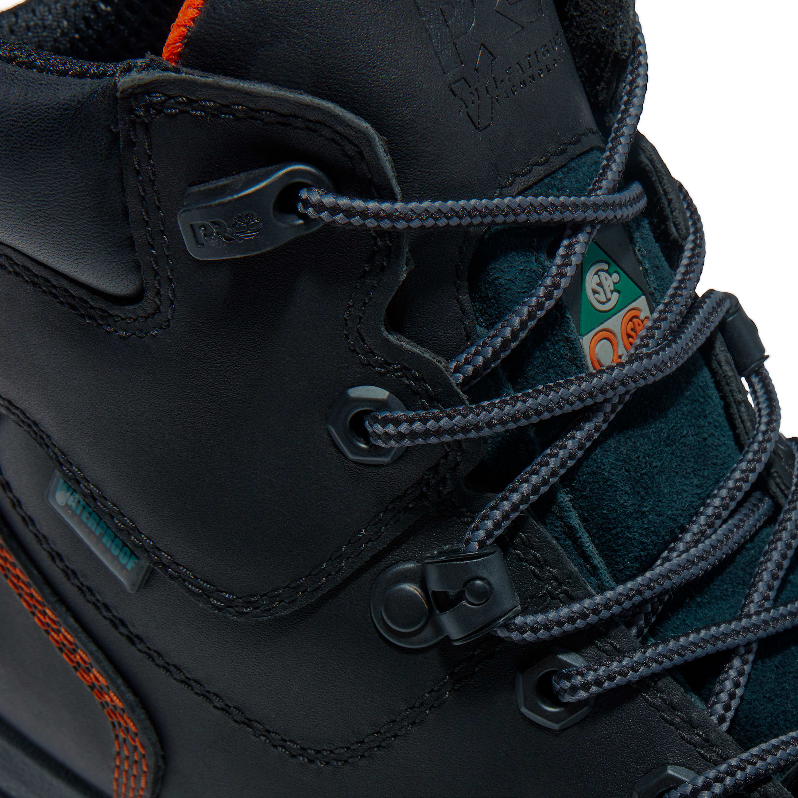 Mens Timberland PRO Endurance HD 6Inch Waterproof CompToe Boot TBL Black Leather ALT6