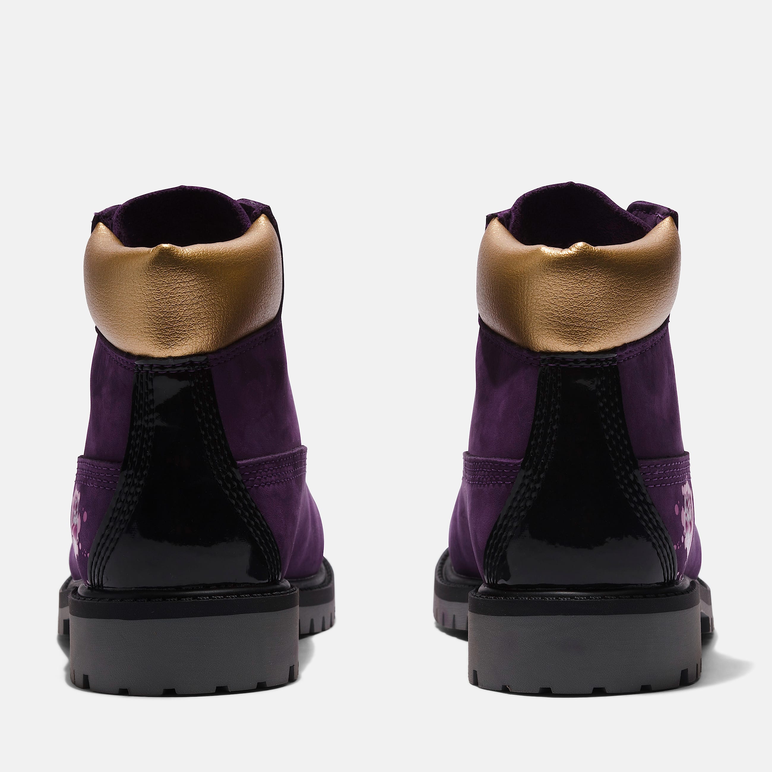 Toddler HipHop Royalty Timberland Premium 6Inch Waterproof Boots TBL Dark Purple Nubuck ALT5