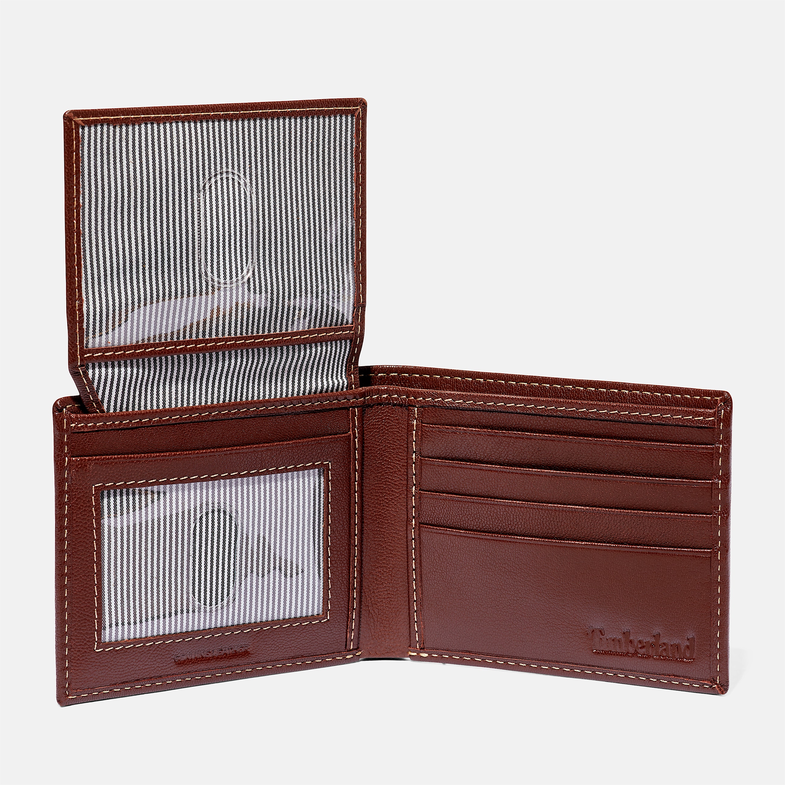 Cartera de piel para hombre Milled Leather Passcase TBL Caf ALT2