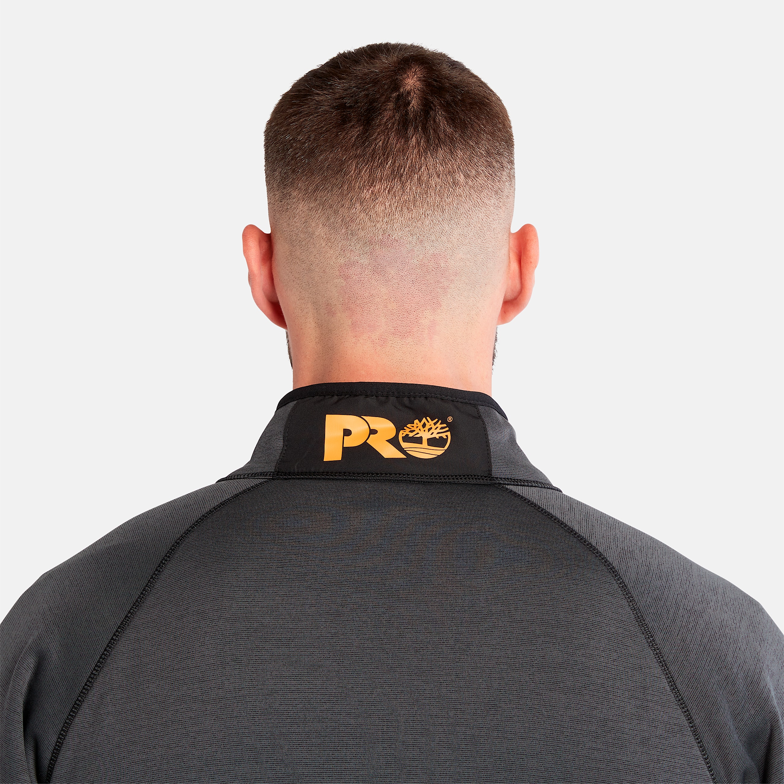 Mens Timberland PRO Reaxion FullZip AthleticFit Fleece Jacket TBL Charcoal HeatherCharcoal ALT5