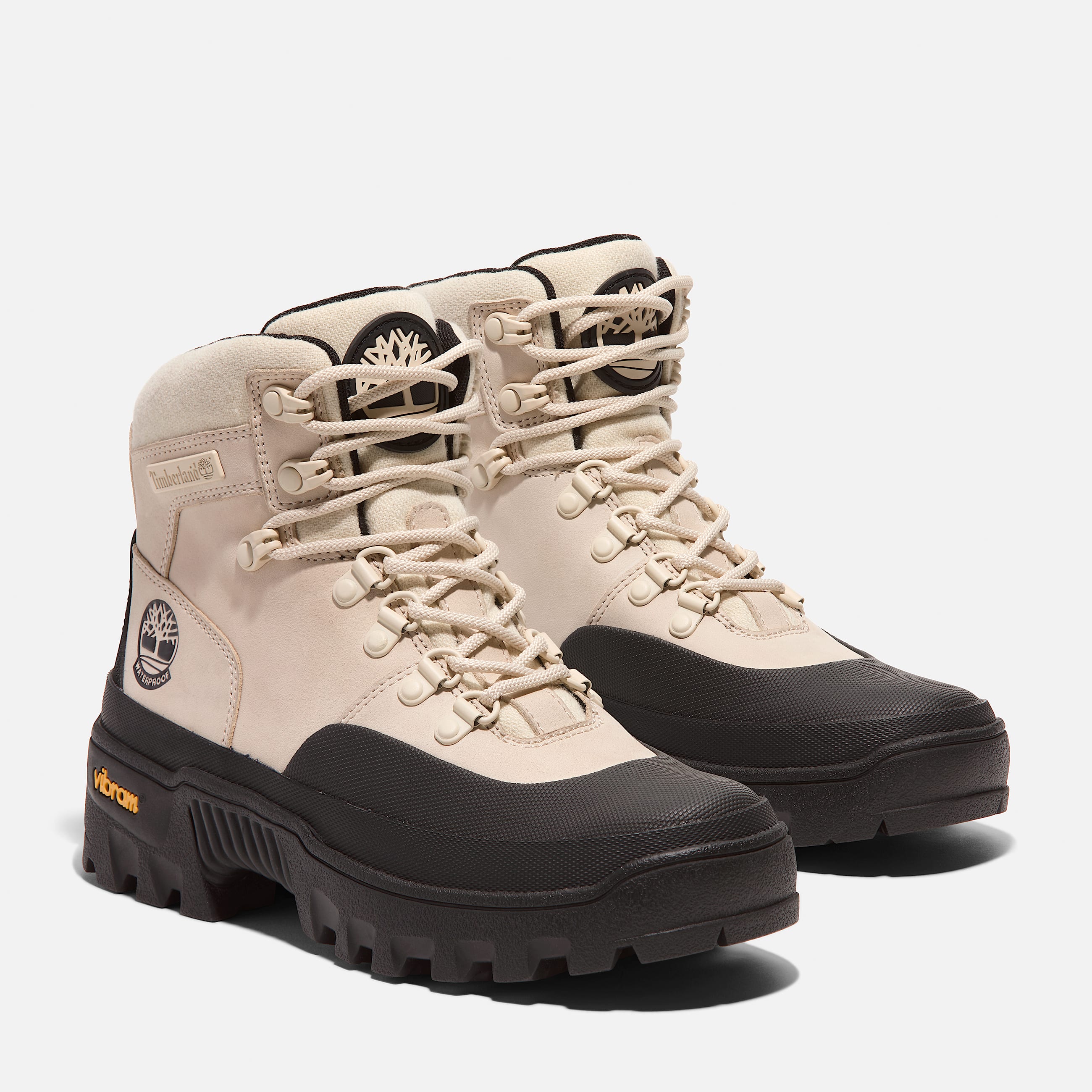 Womens Vibram Mid LaceUp Waterproof Boot TBL Natural Nubuck ALT4