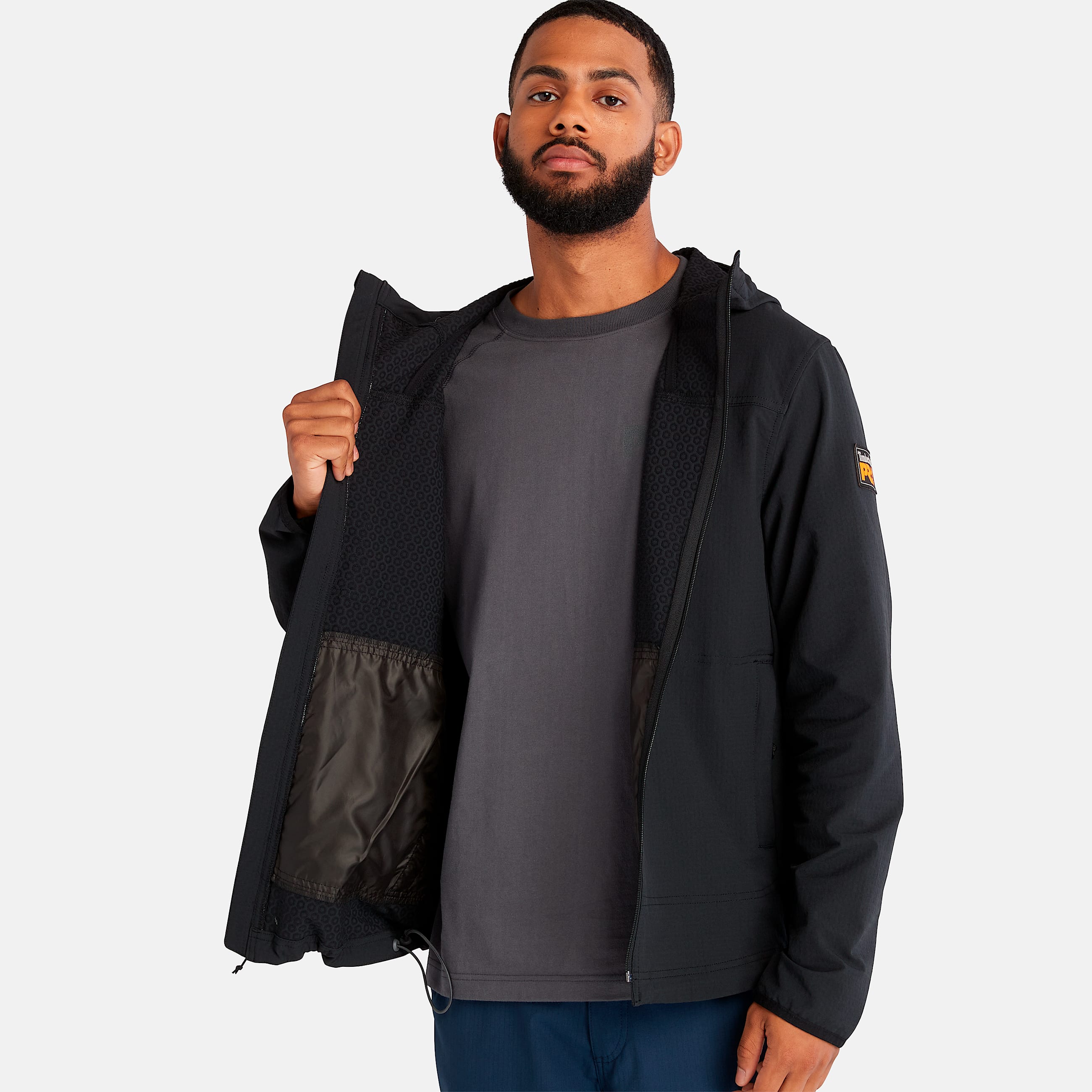 Mens Timberland PRO Trailwind Work Jacket TBL Black ALT3