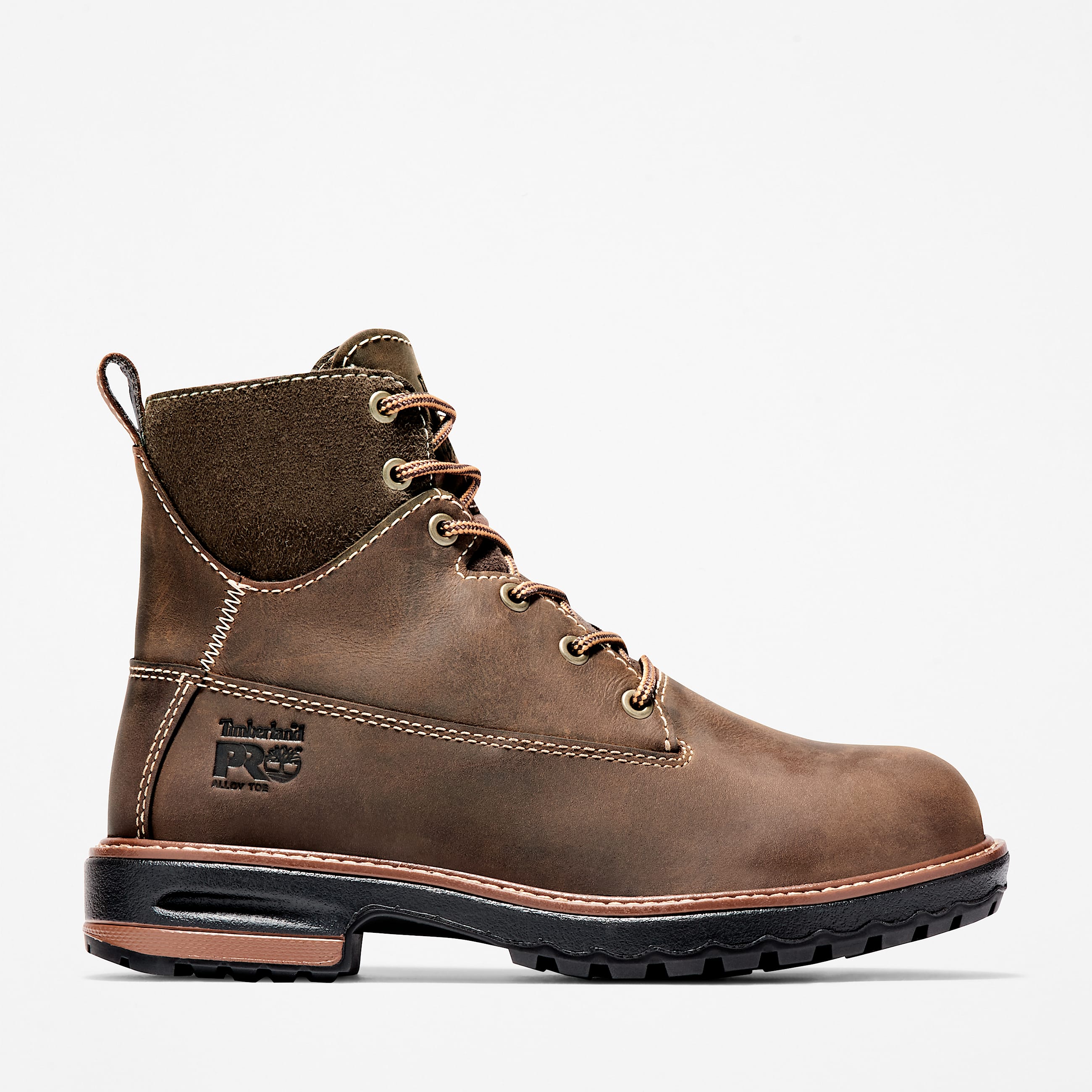 Womens Hightower 6 Alloy Toe Work Boot TBL Kaffe FullGrain Leather HERO