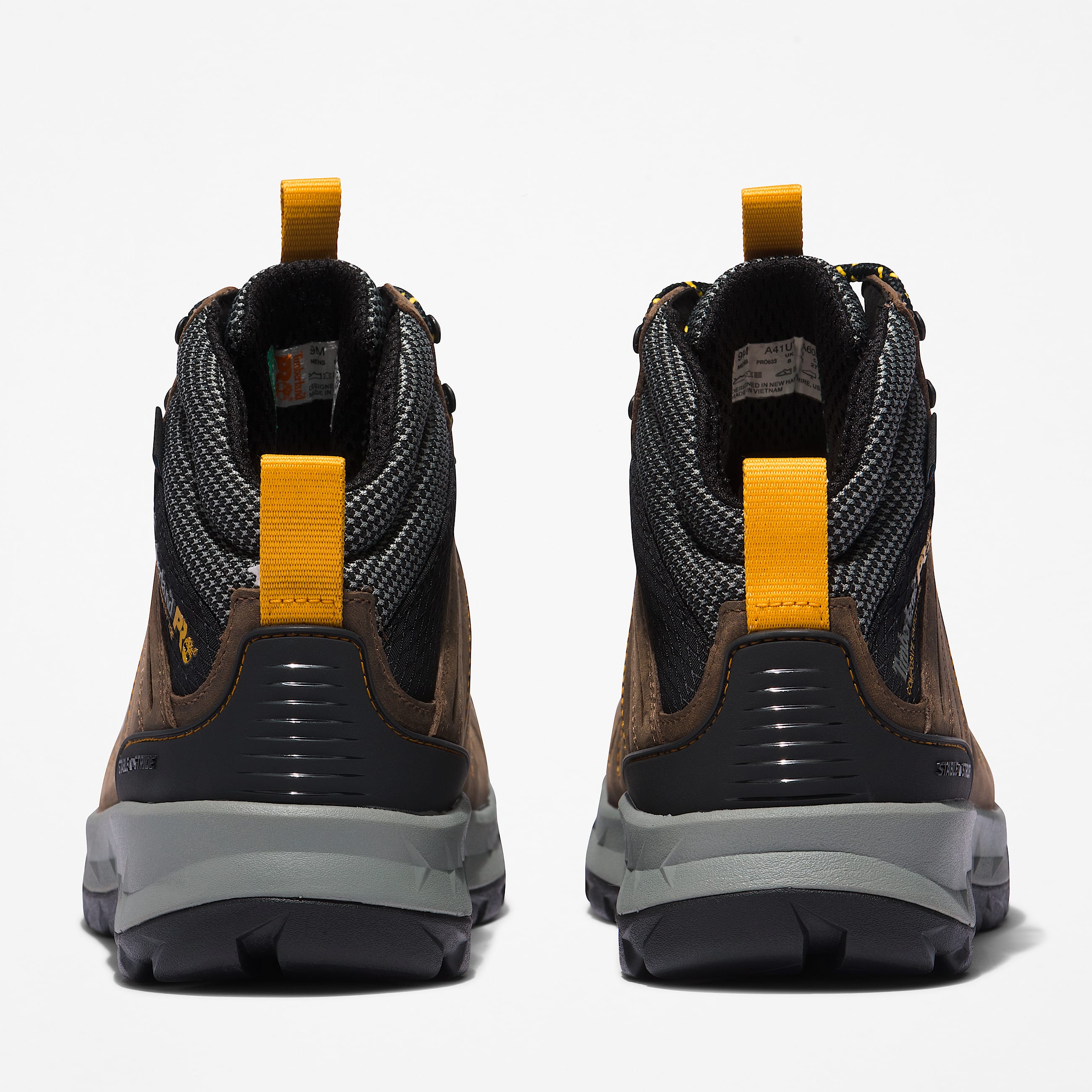 Mens Timberland PRO Trailwind Waterproof CompToe Work Hiker TBL BrownYellow ALT6