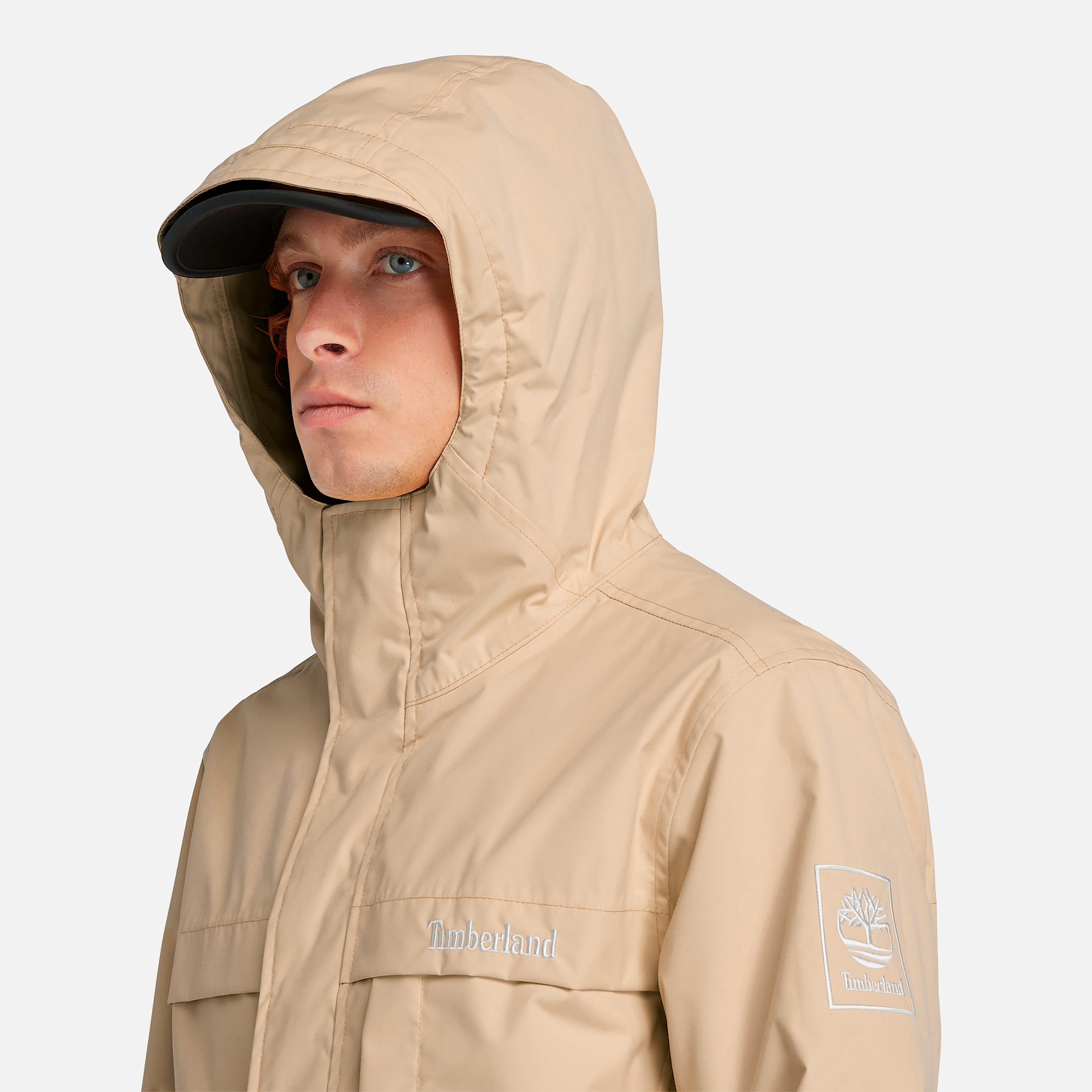 Mens Benton Waterproof Shell Jacket TBL Lemon Pepper ALT3