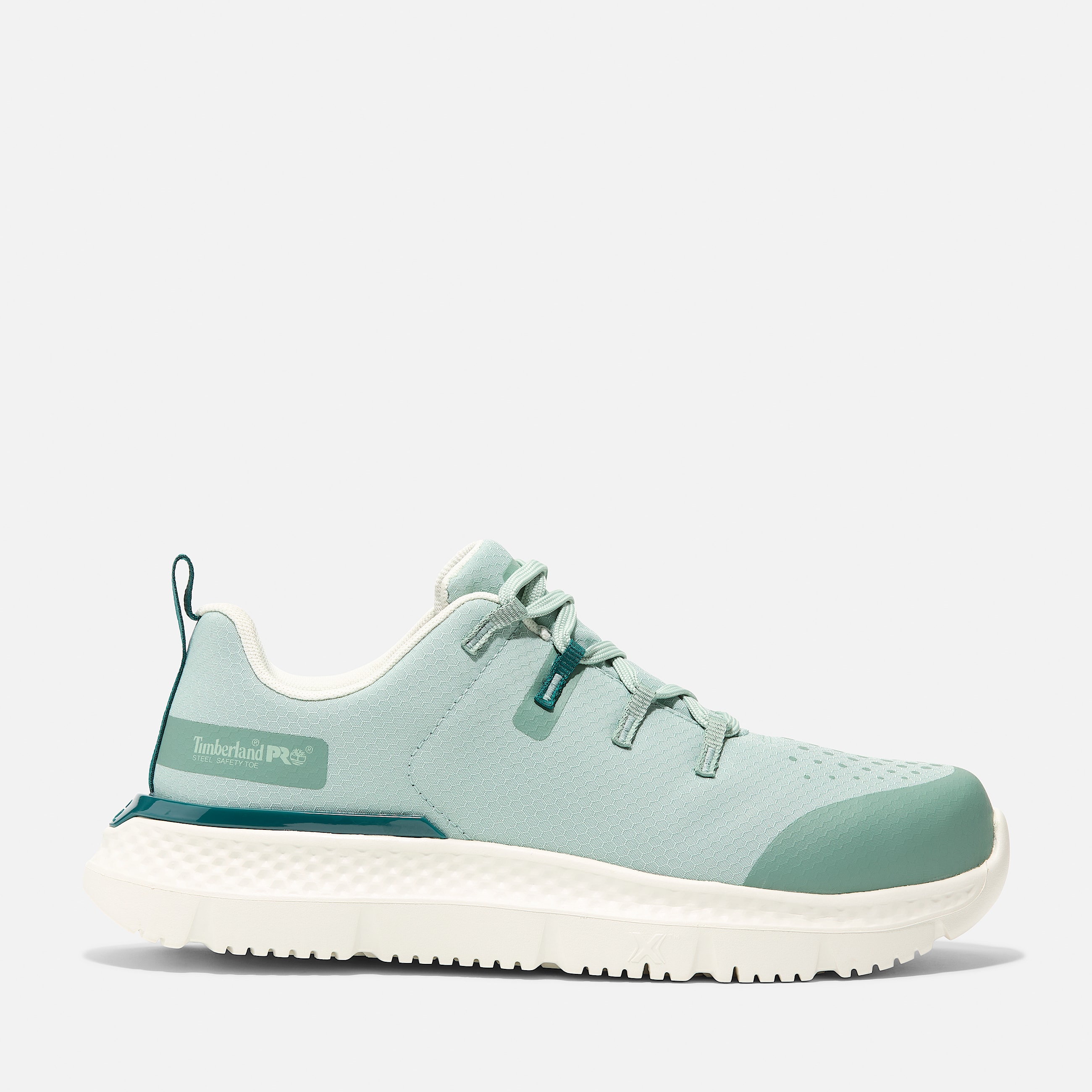 Womens Timberland PRO Intercept Athletic SteelToe Work Sneaker TBL Sage GreenWhite HERO