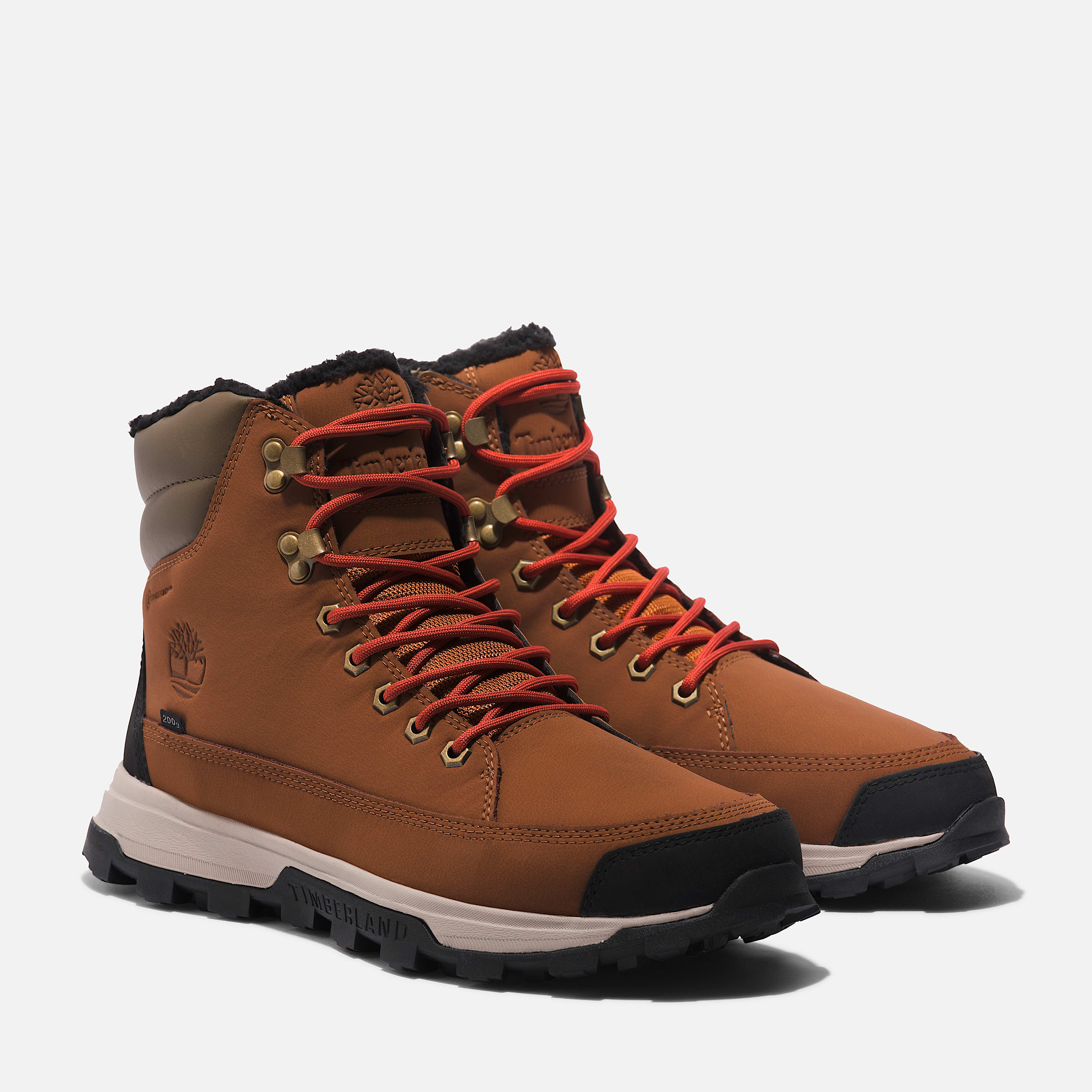 Botas Treeline Waterproof Insulated para hombre TBL piel oxidado ALT4