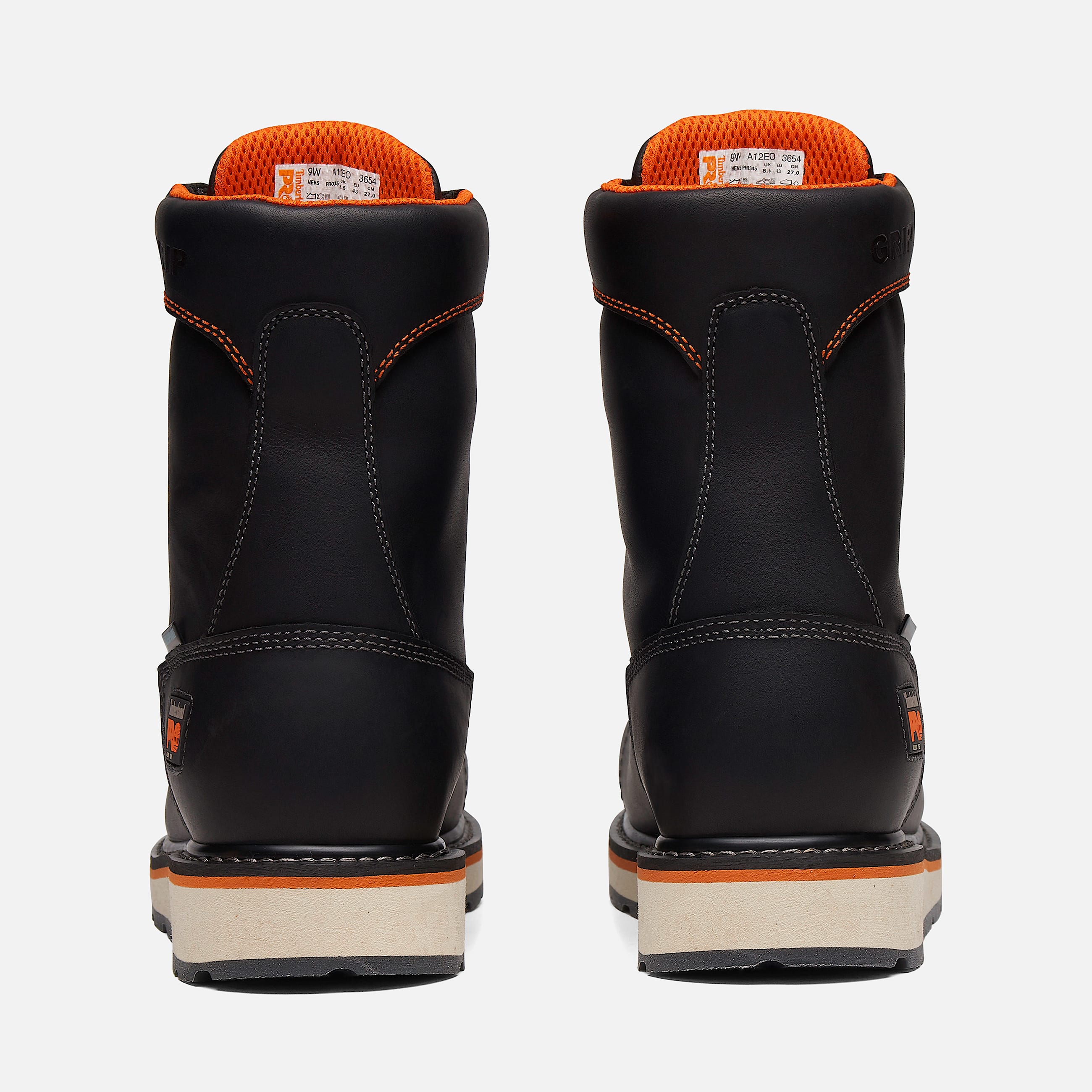 Mens Gridworks 8 Alloy Toe Waterproof Work Boot TBL Black ALT5