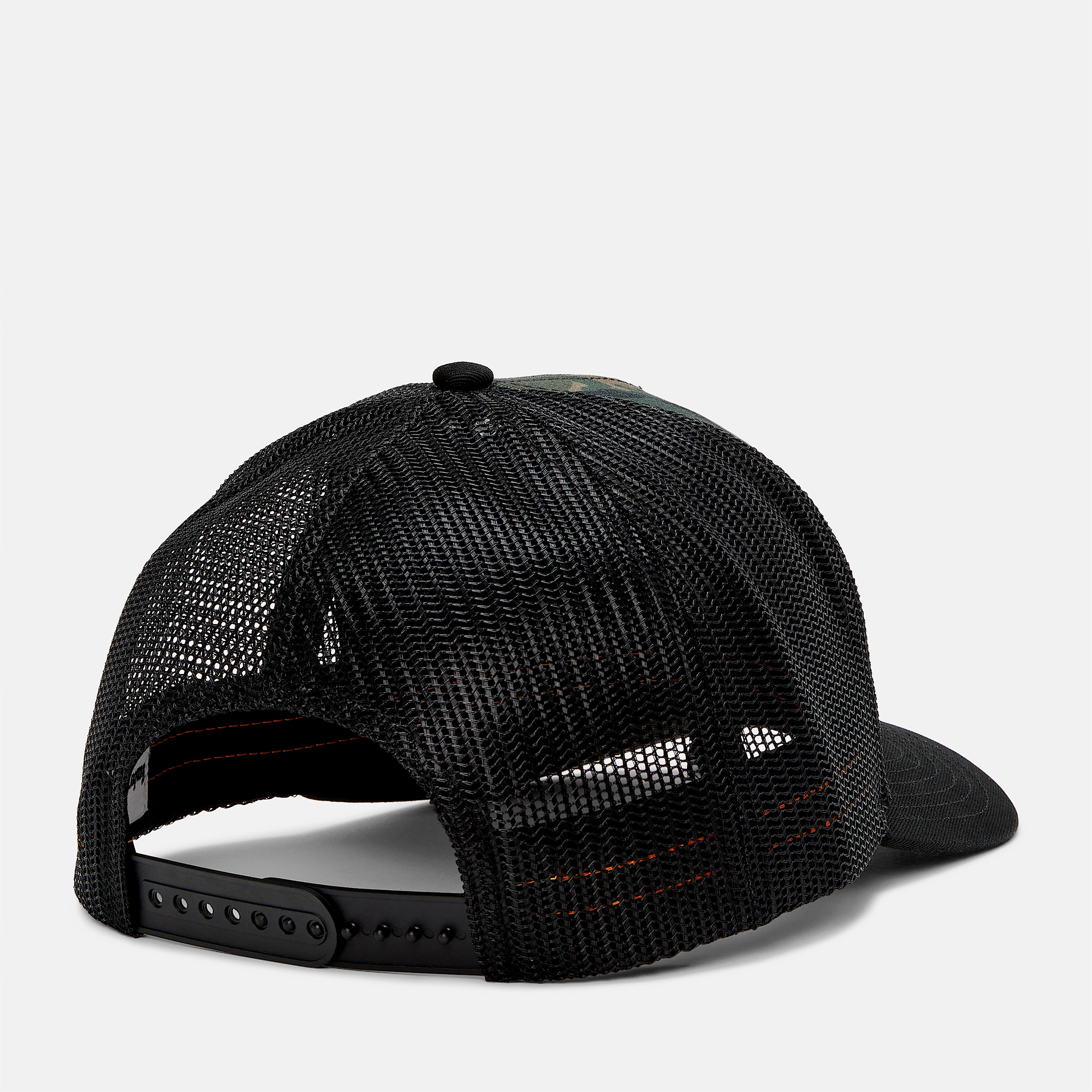 Camo Print Trucker Hat TBL Black ALT1