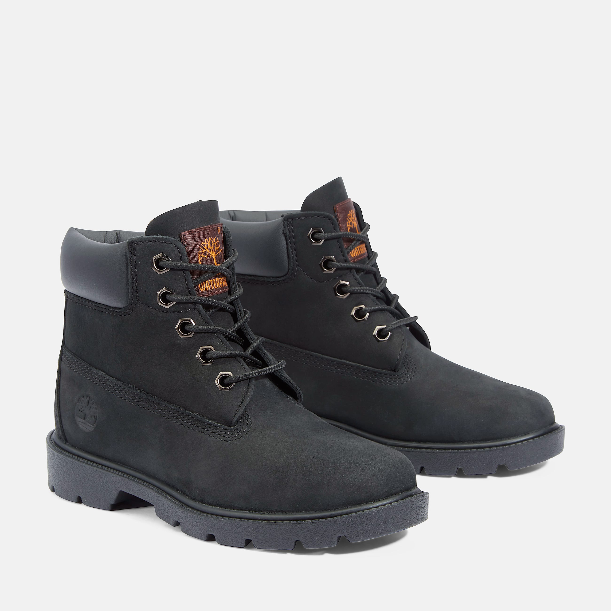 Youth Timberland Classic 6Inch Waterproof Boot TBL Black ALT4