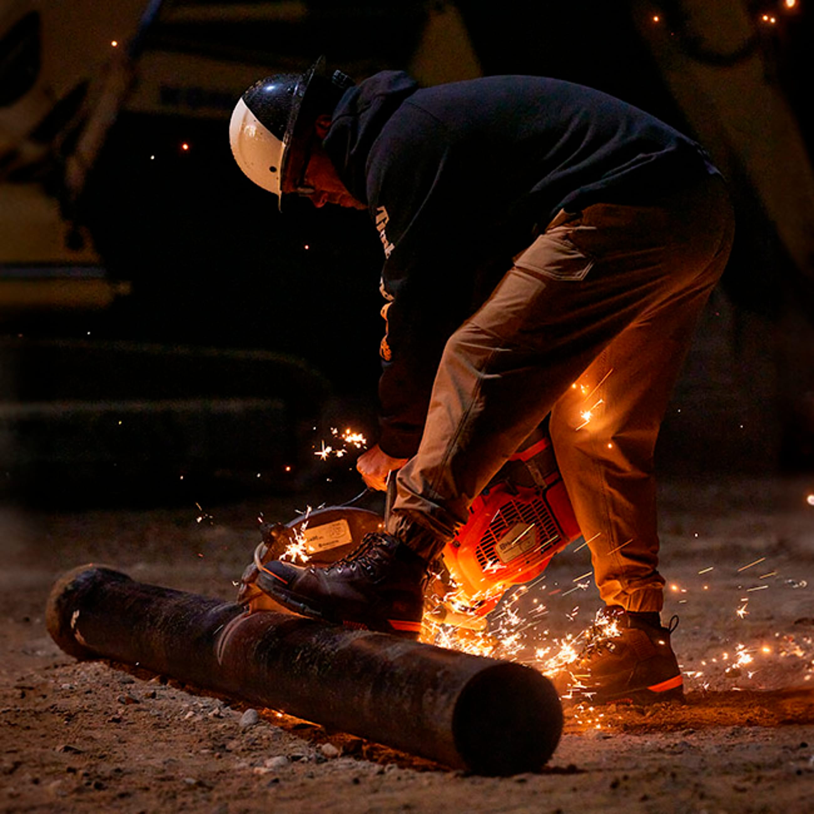 Mens Timberland PRO Endurance EV 6 Waterproof CompToe Work Boot TBL Brown Coffee ALT1