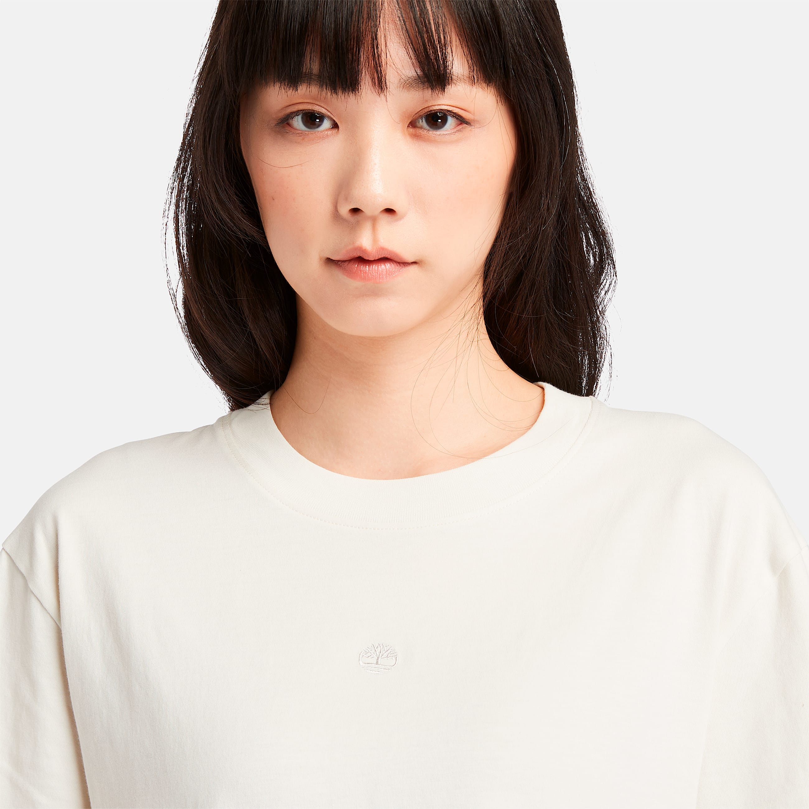 Womens Lush ShortSleeve TShirt TBL Vintage White ALT2