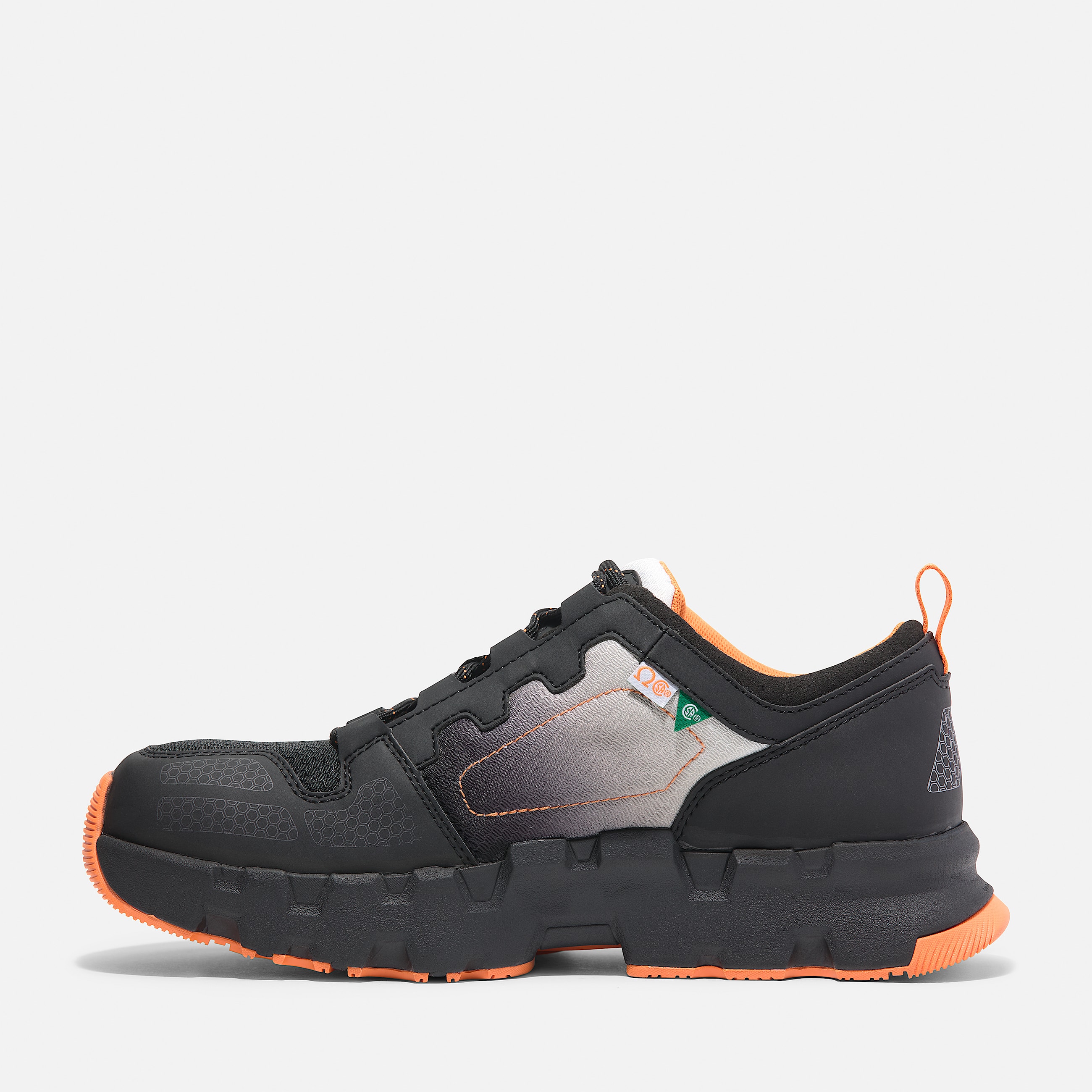 Mens Timberland PRO Powertrain EV CompToe Work Sneaker TBL BlackGrey ALT6