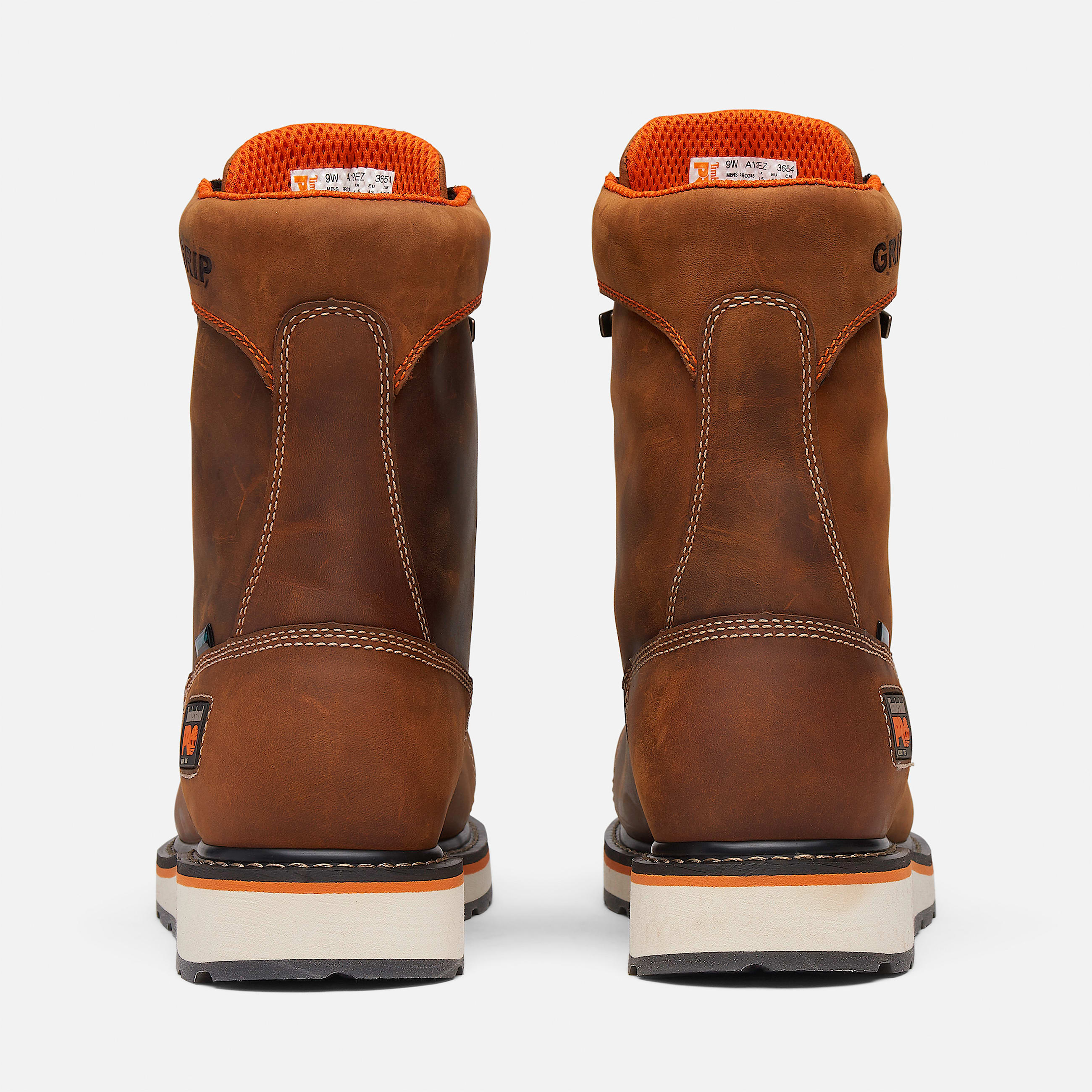 Mens Gridworks 8 Alloy Toe Waterproof Work Boot TBL Brown ALT5