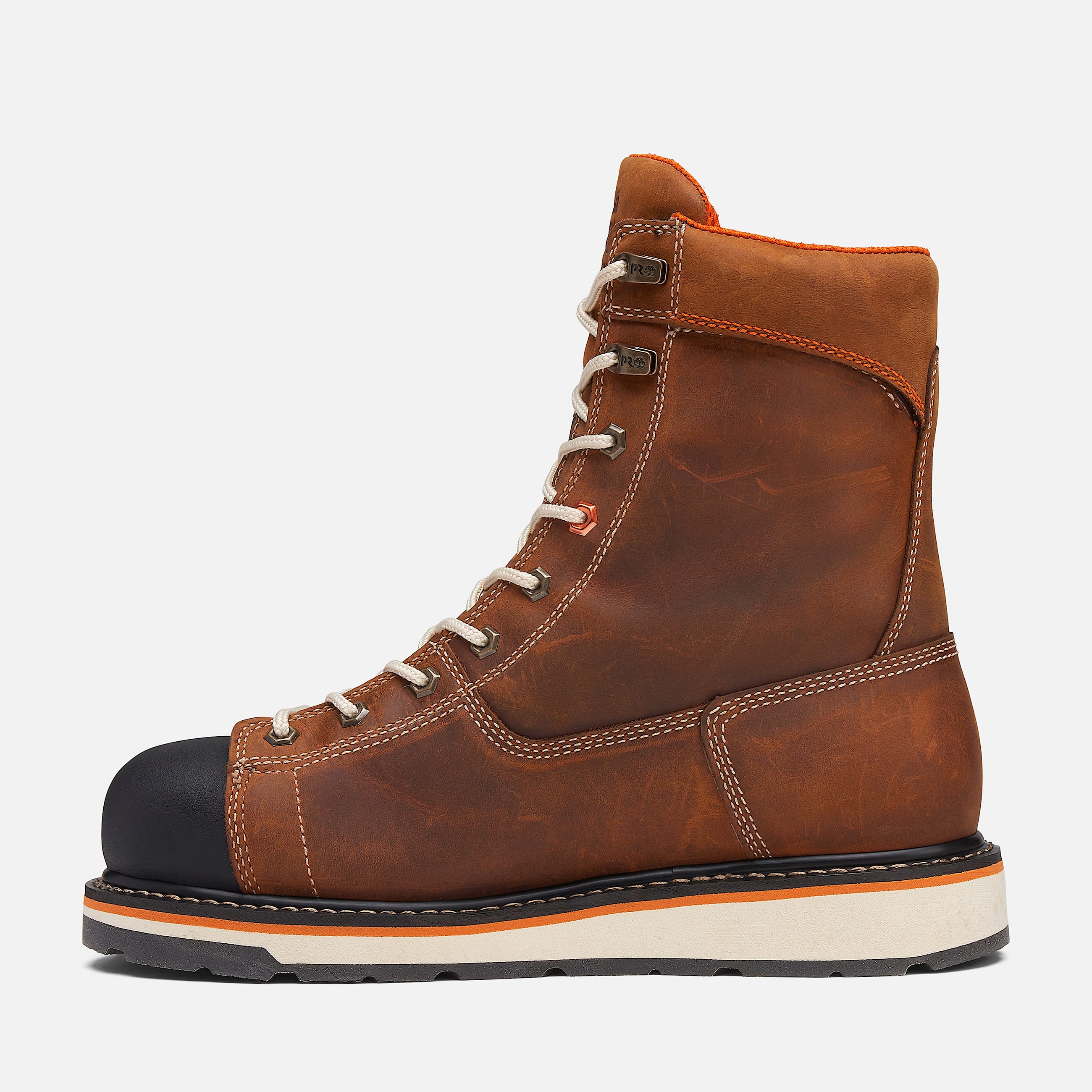 Mens Gridworks 8 Alloy Toe Waterproof Work Boot TBL Brown ALT6