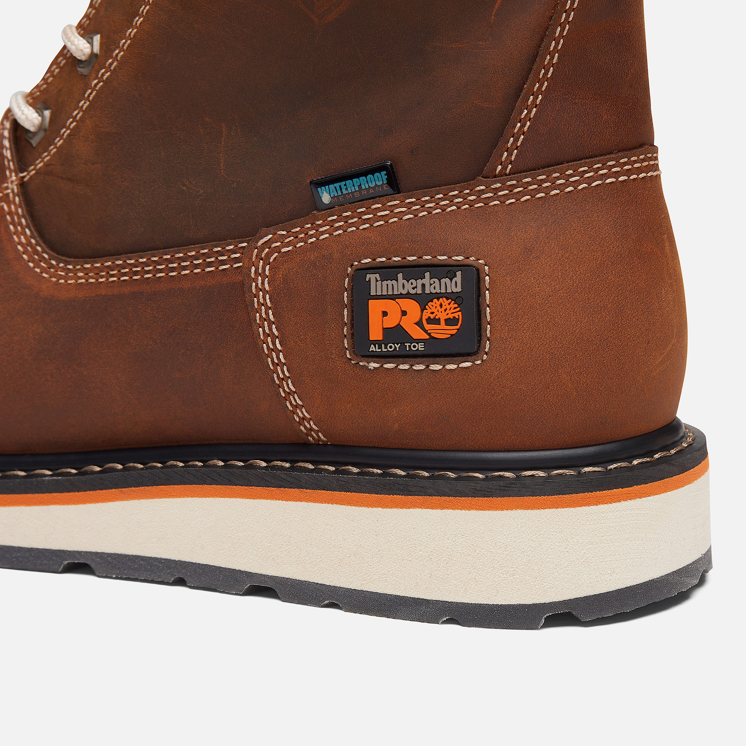 Mens Gridworks 8 Alloy Toe Waterproof Work Boot TBL Brown ALT7