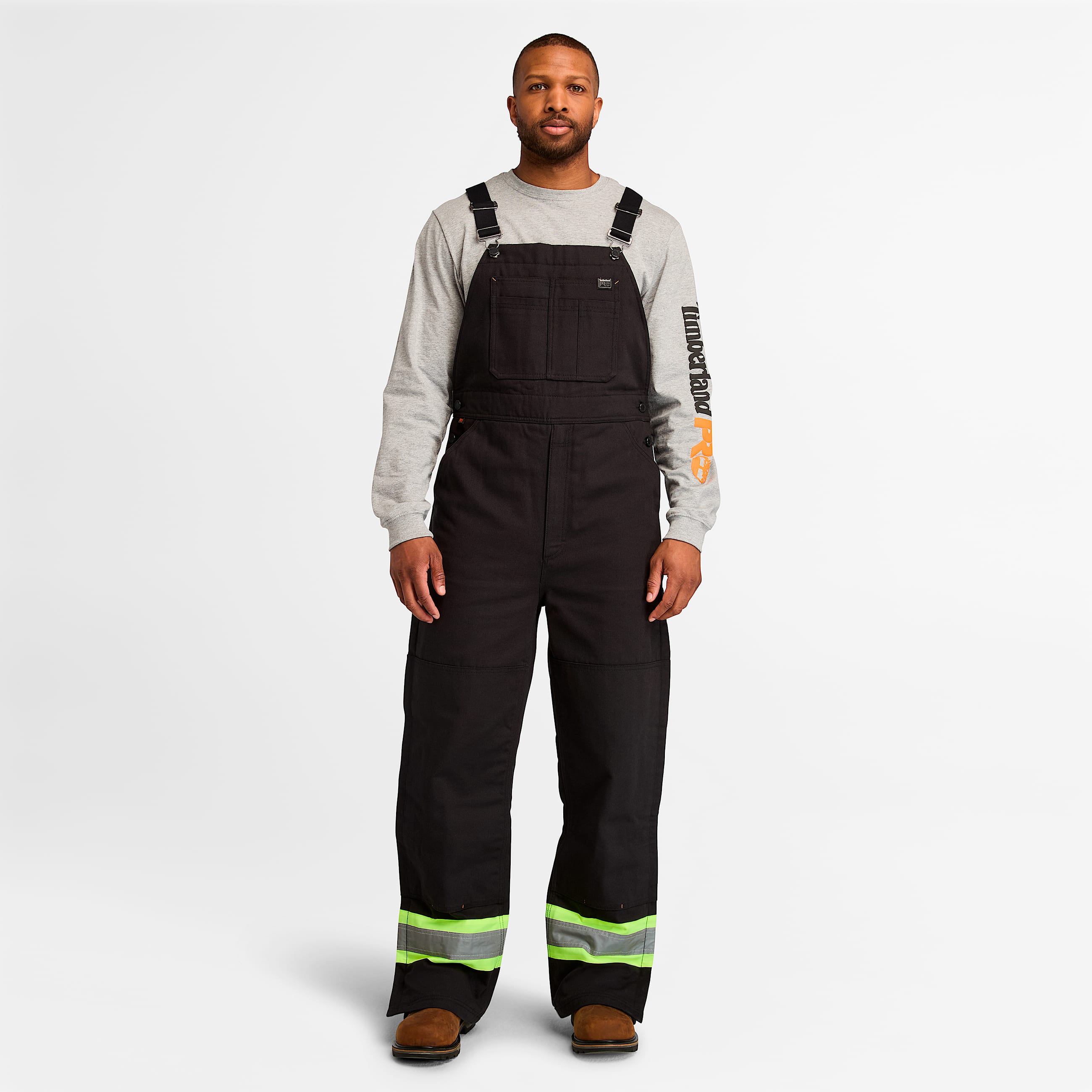Mens Timberland PRO Gritman Insulated Bib Overall TBL Black HERO