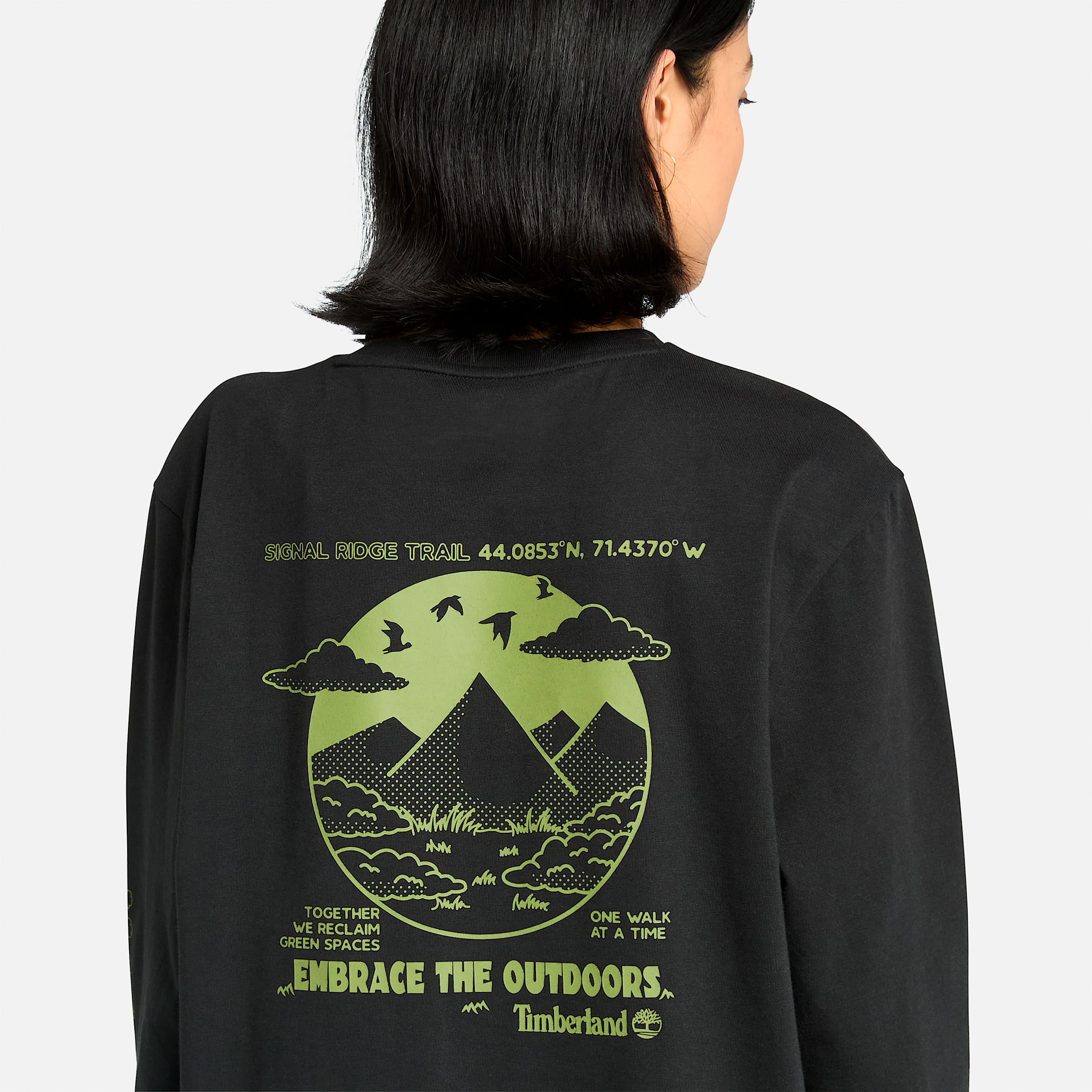 All Day Outside Long Sleeve TShirt TBL Black ALT3