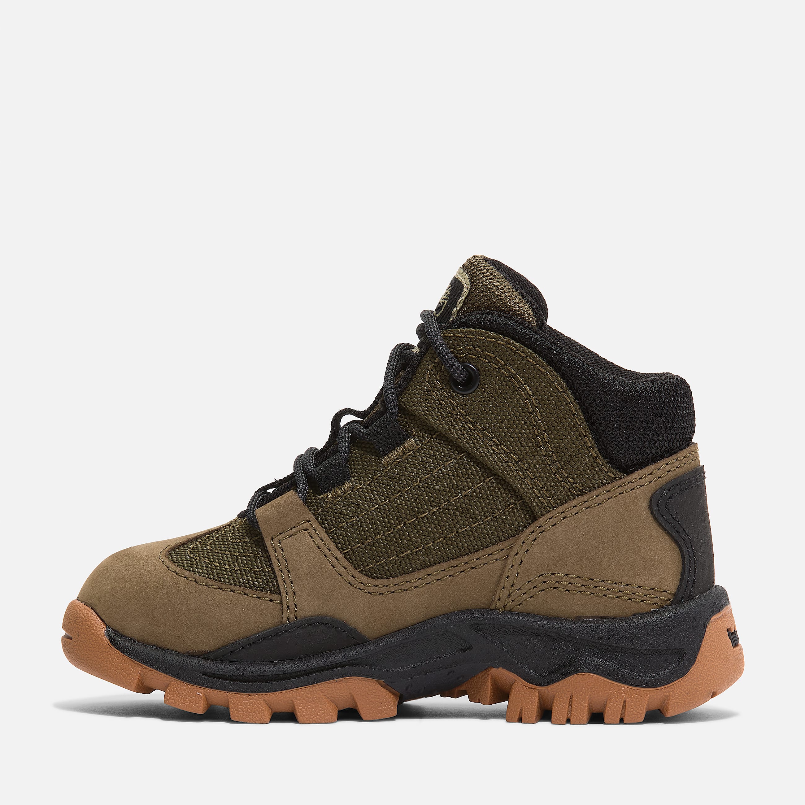 Toddler Mt Maddsen Mid Lace Hiker Boot TBL Olive Nubuck ALT6