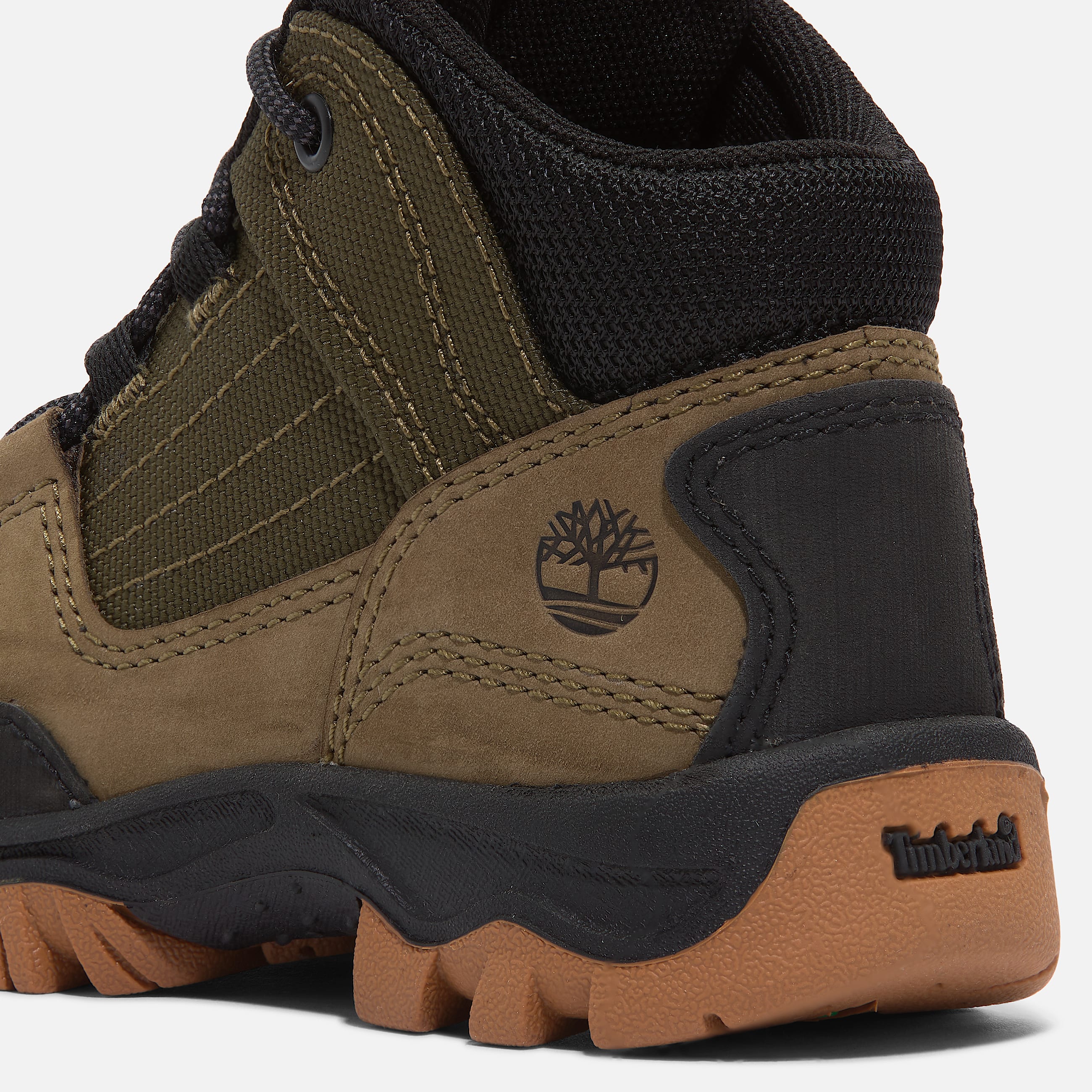 Toddler Mt Maddsen Mid Lace Hiker Boot TBL Olive Nubuck ALT7