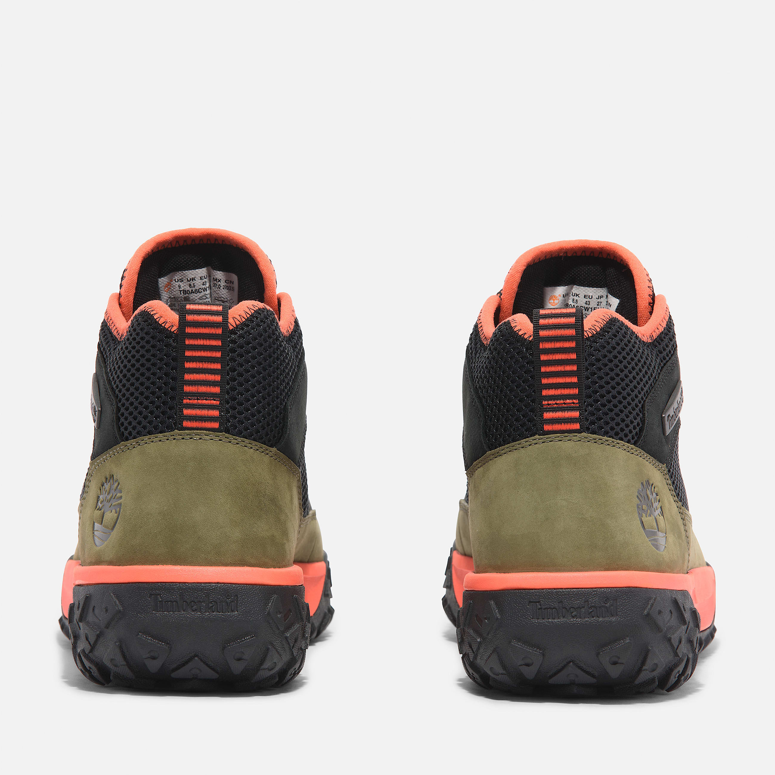 Mens GreenStride Motion 6 Mid LaceUp Sneaker TBL BlackGreen ALT5