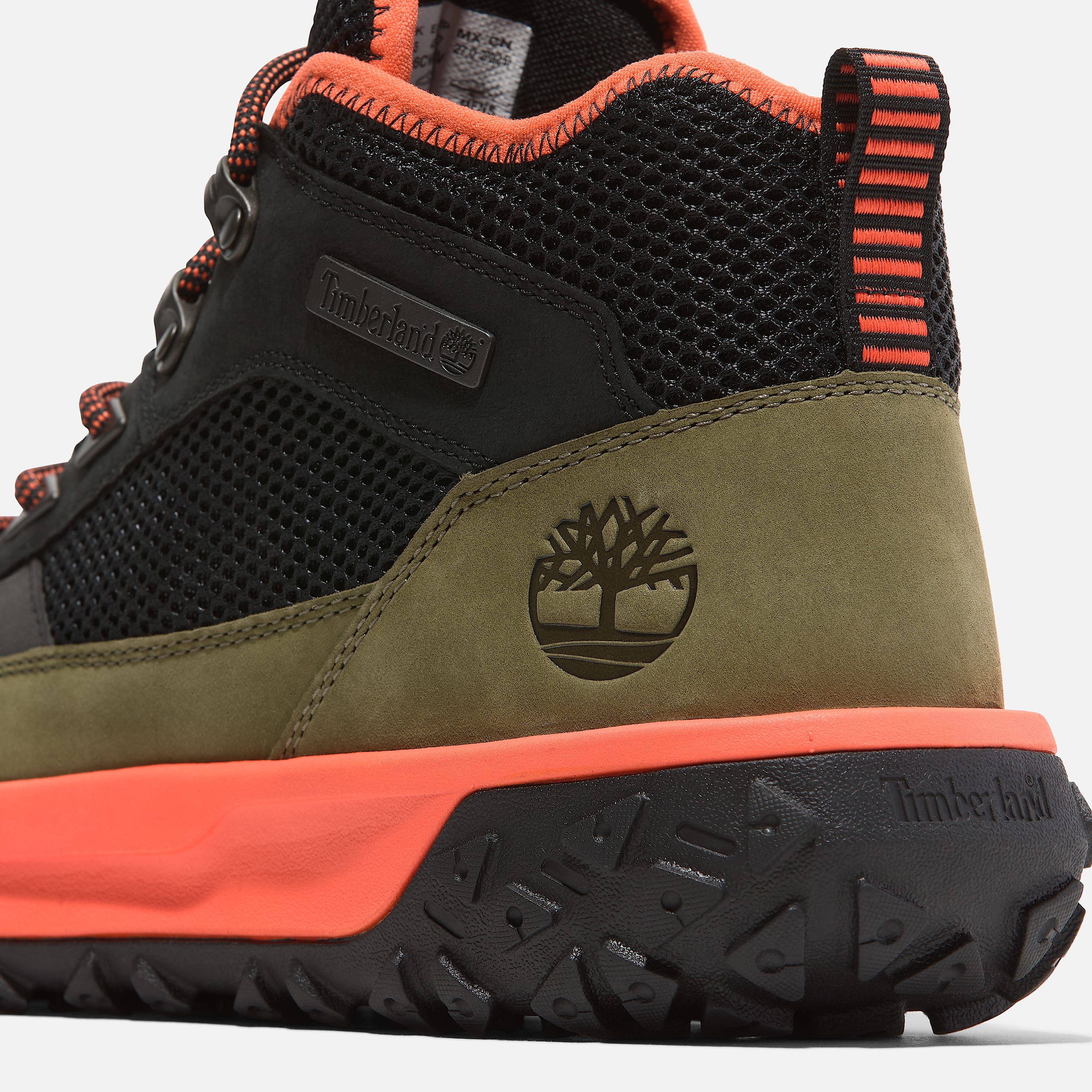 Mens GreenStride Motion 6 Mid LaceUp Sneaker TBL BlackGreen ALT7